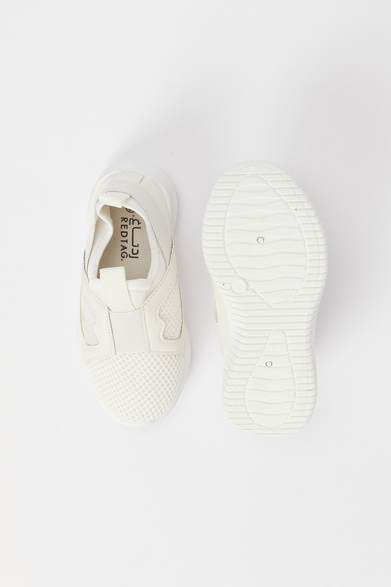 Redtag-White-Slip-On-Trainer-Category:Shoes,-Colour:White,-Deals:New-In,-Filter:Girls-Footwear-(3-to-5-Yrs),-GIR-Trainers,-H1:FOO,-H2:GIR,-H3:TRN,-H4:CLT,-N/A,-New-In-GIR-FOO,-Non-Sale,-S23B,-Season:S23B,-Section:Girls-(0-to-14Yrs)-Girls-3 to 5 Years