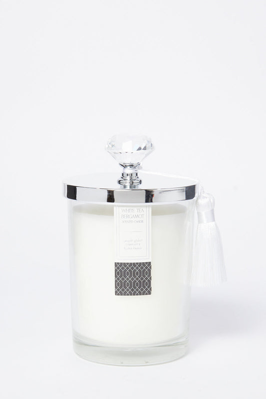 Redtag-Blue-Sage-&-Eucalyptus-Scented-Candle-Glass-Jar-With-Golden-Lid-Category:Candles,-Colour:Blue,-Deals:New-In,-Filter:Home-Decor,-HMW-HOM-Candle-&-Fragrances,-New-In-HMW-HOM,-Non-Sale,-S23B,-Section:Homewares-Home-Decor-