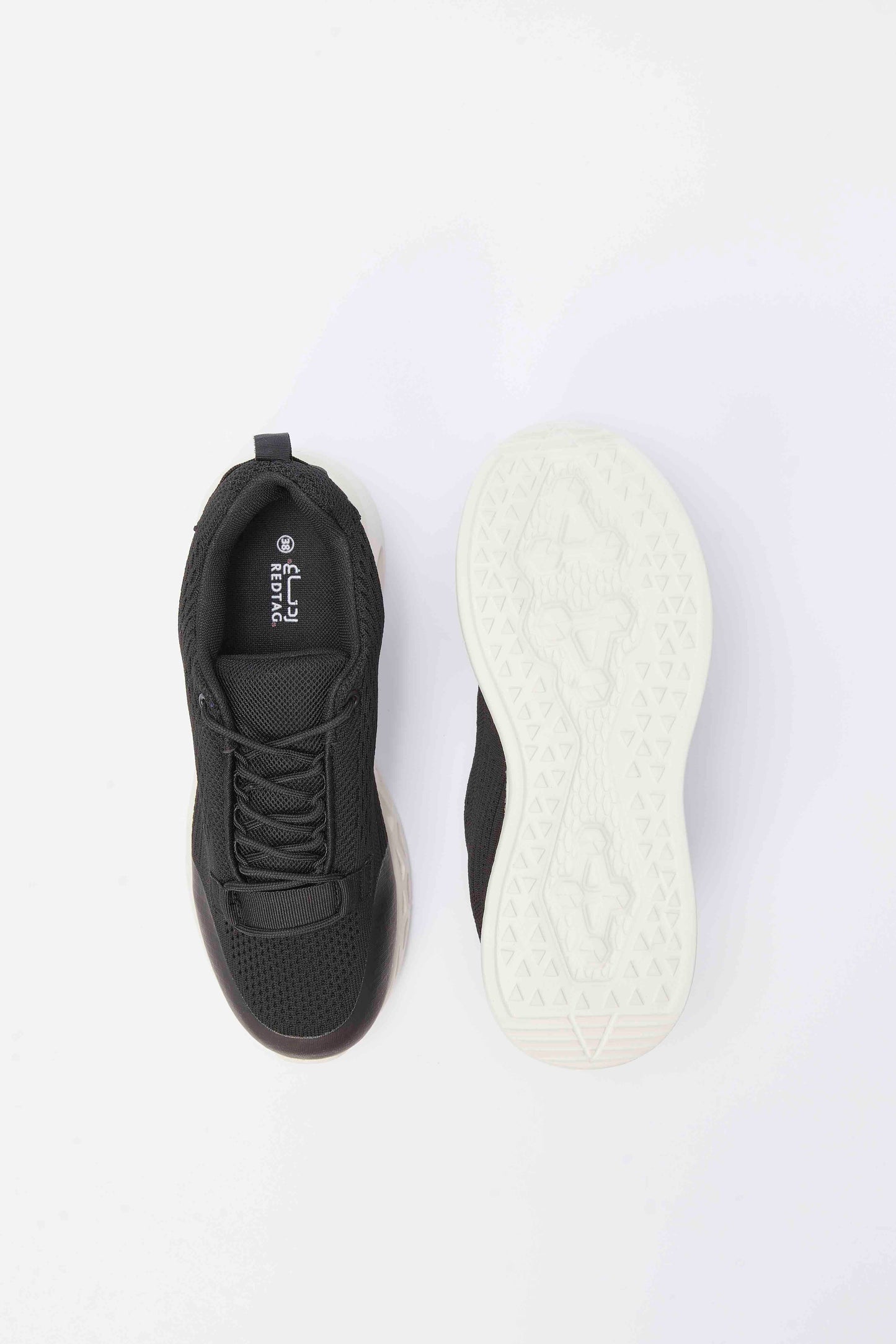 Redtag-Black-Knitted-Sneaker-BSR-Trainers,-Category:Shoes,-Colour:Black,-Deals:New-In,-Filter:Boys-Footwear-(5-to-14-Yrs),-N/A,-New-In-BSR-FOO,-Non-Sale,-S23A,-Section:Boys-(0-to-14Yrs)-Senior-Boys-5 to 14 Years