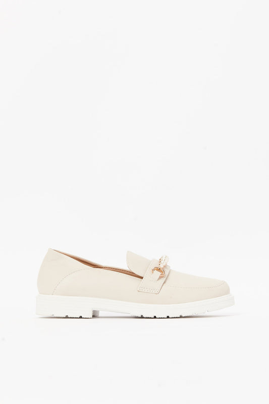 Redtag-Pink-Pearl-Trim-Brogue-Category:Shoes,-Colour:Pink,-Deals:New-In,-Filter:Girls-Footwear-(5-to-14-Yrs),-GSR-Shoes,-N/A,-New-In-GSR-FOO,-Non-Sale,-S23B,-Section:Girls-(0-to-14Yrs)-Senior-Girls-5 to 14 Years