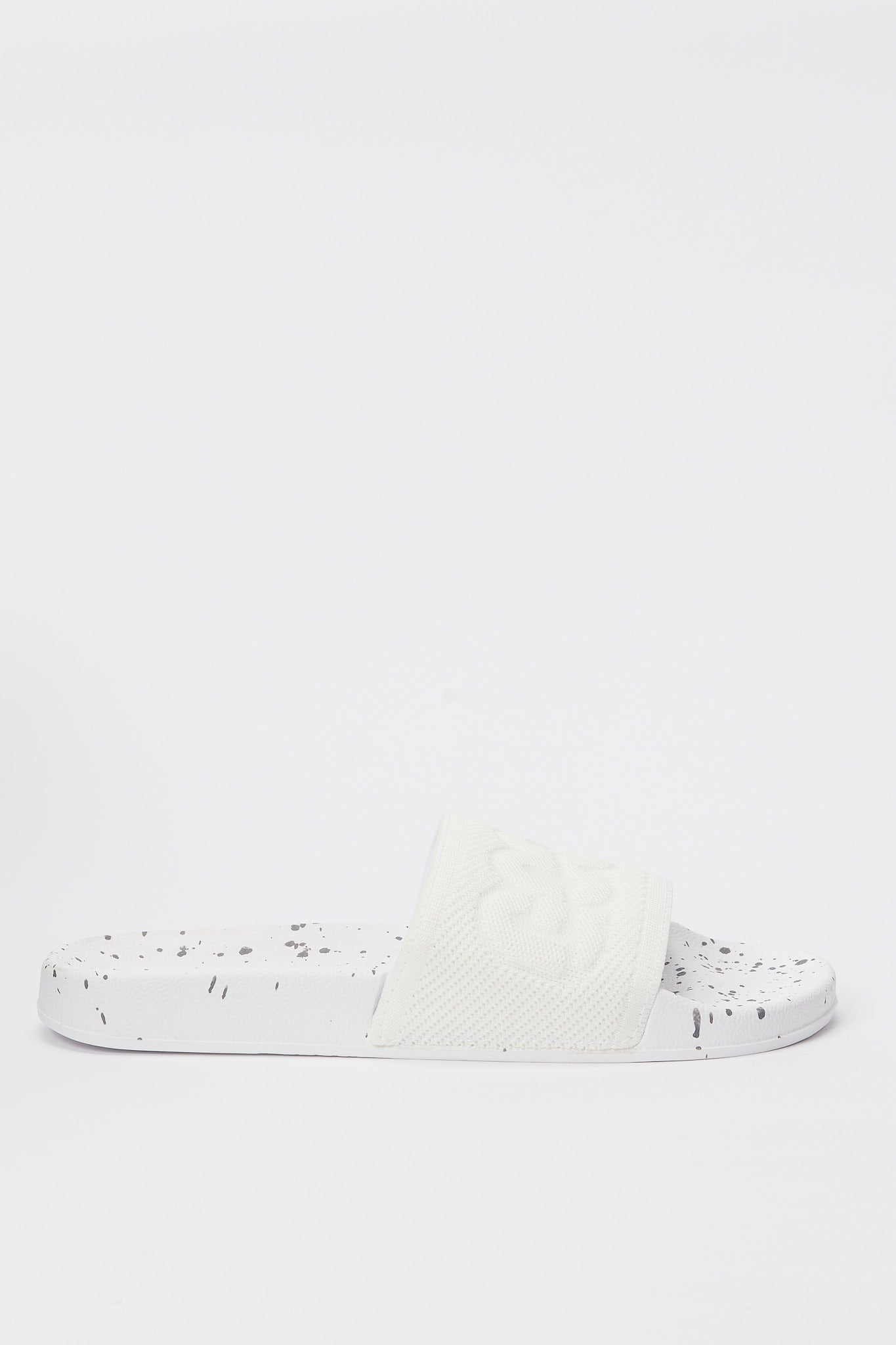 Redtag-White-Knit-Slide-Category:Shoes,-Colour:White,-Deals:New-In,-Filter:Women's-Footwear,-H1:FOO,-H2:LAD,-H3:SAF,-H4:FLF,-N/A,-New-In-Women-FOO,-Non-Sale,-S23B,-Season:S23B,-Section:Women,-Women-Flip-Flops-Women's-