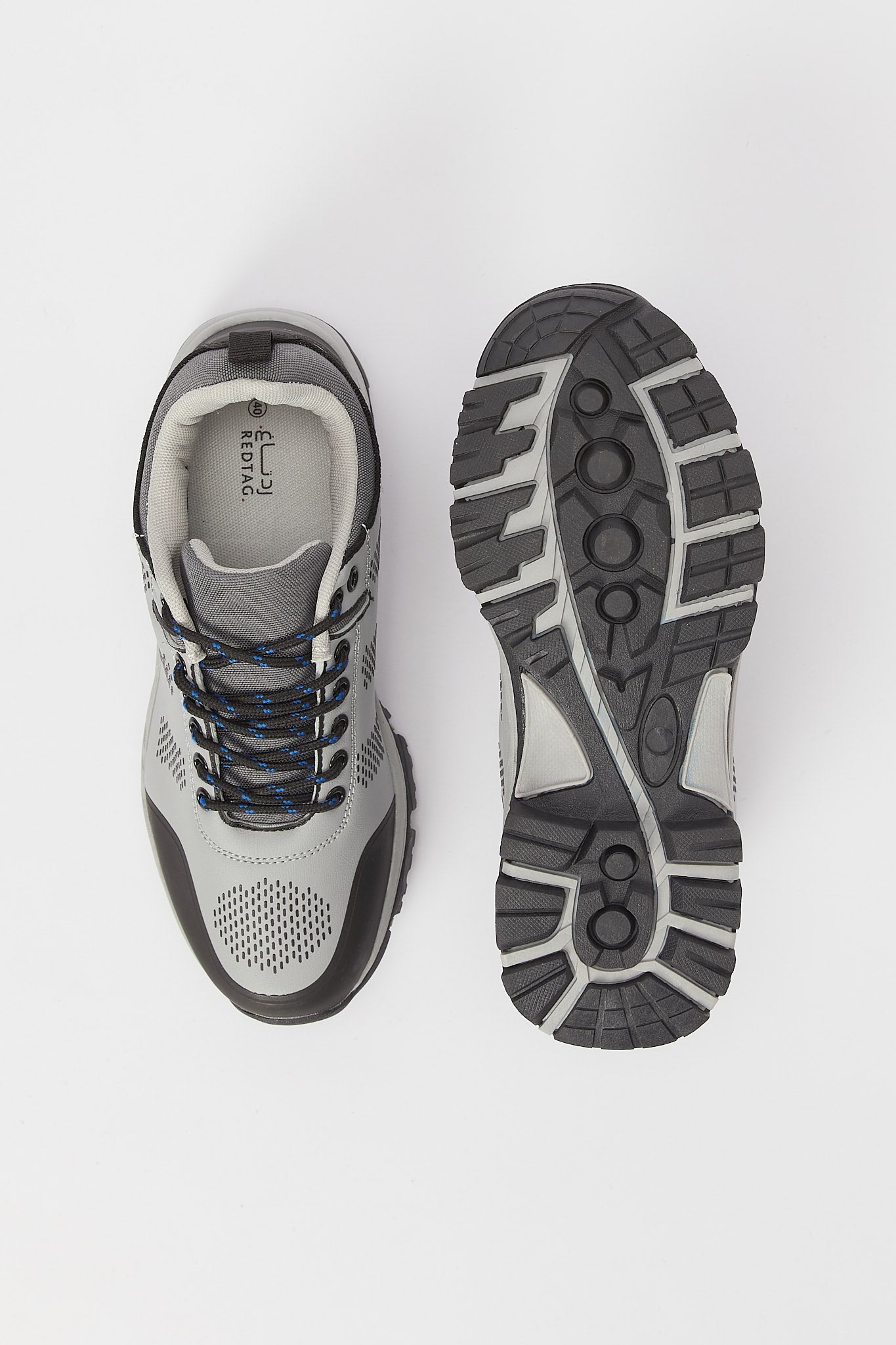 Redtag-Grey-Color-Block-Trekker-Category:Shoes,-Colour:Grey,-Deals:New-In,-Filter:Men's-Footwear,-H1:FOO,-H2:GEN,-H3:TRN,-H4:CLT,-Men-Trainers,-N/A,-New-In-Men-FOO,-Non-Sale,-S23B,-Season:S23B,-Section:Men-Men's-