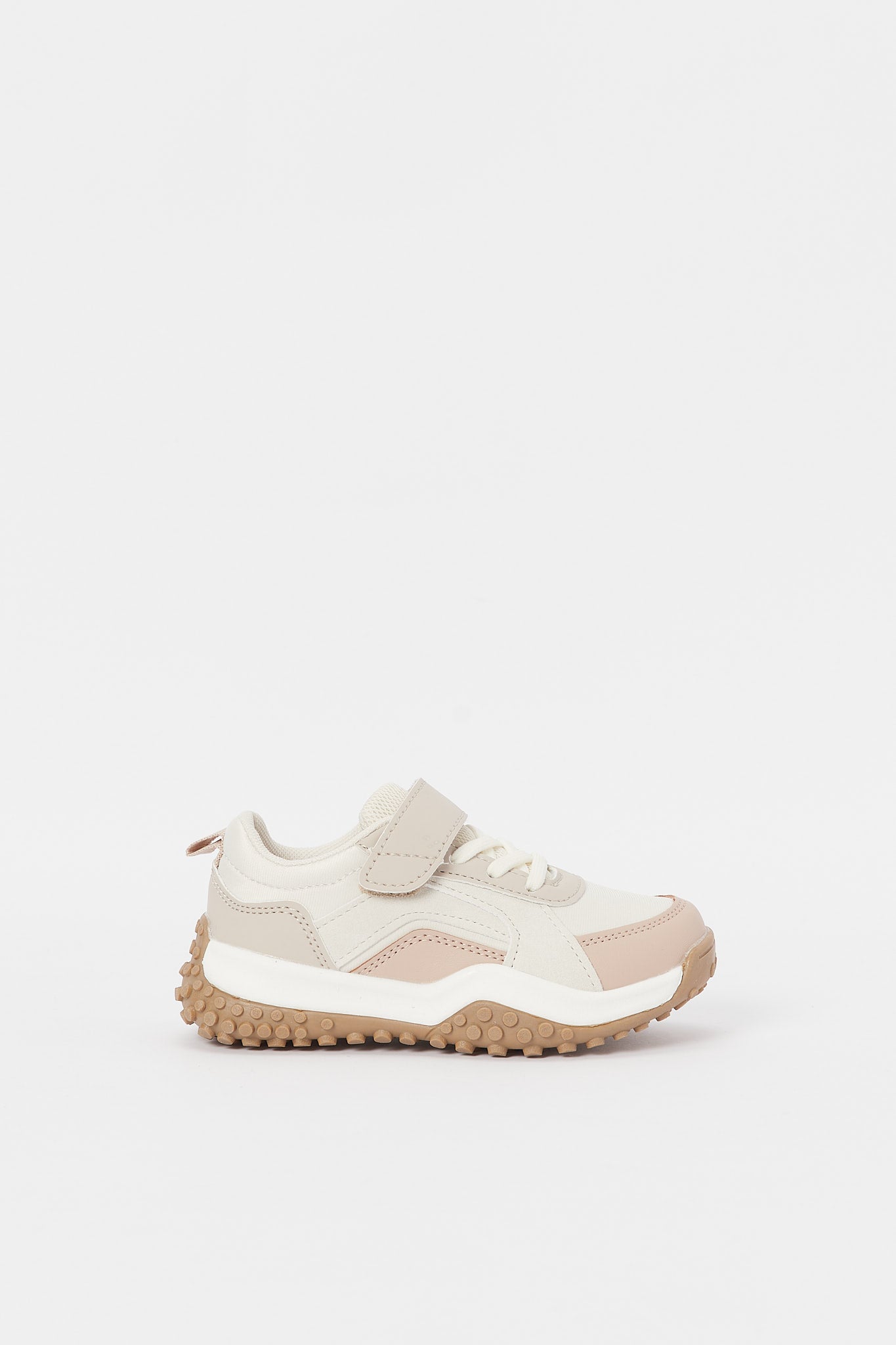 Redtag-Beige-Multi-Piece-Cut-Sneaker-Category:Shoes,-Colour:Beige,-Deals:New-In,-Filter:Girls-Footwear-(3-to-5-Yrs),-GIR-Trainers,-H1:FOO,-H2:GIR,-H3:TRN,-H4:CLT,-N/A,-New-In-GIR-FOO,-Non-Sale,-S23B,-Season:S23B,-Section:Girls-(0-to-14Yrs)-Girls-3 to 5 Years