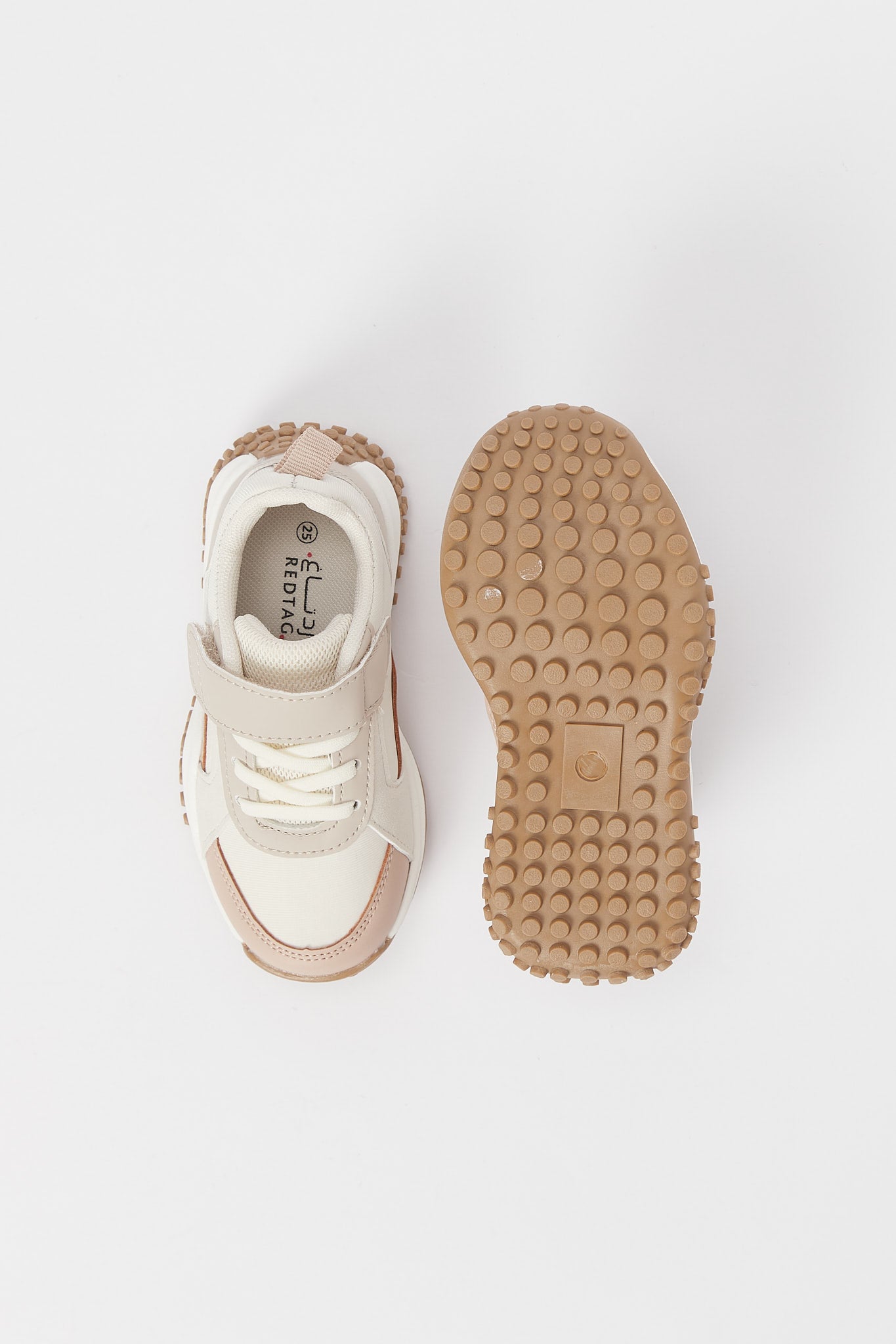 Redtag-Beige-Multi-Piece-Cut-Sneaker-Category:Shoes,-Colour:Beige,-Deals:New-In,-Filter:Girls-Footwear-(3-to-5-Yrs),-GIR-Trainers,-H1:FOO,-H2:GIR,-H3:TRN,-H4:CLT,-N/A,-New-In-GIR-FOO,-Non-Sale,-S23B,-Season:S23B,-Section:Girls-(0-to-14Yrs)-Girls-3 to 5 Years