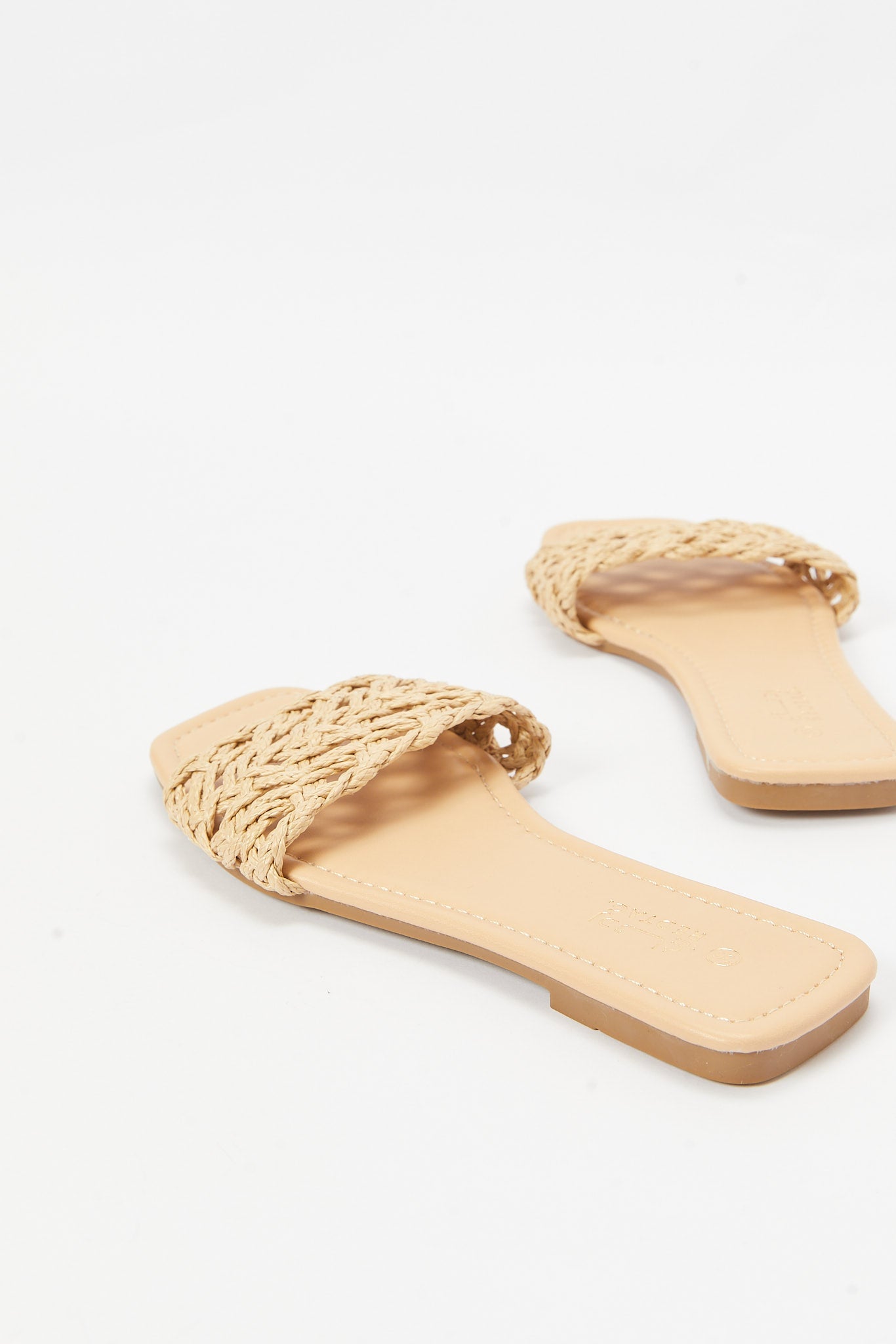 Redtag-Beige-Woven-Mule-Category:Shoes,-Colour:Beige,-Deals:New-In,-Filter:Women's-Footwear,-LEC-Sandals,-N/A,-New-In-Women-FOO,-Non-Sale,-S23B,-Section:Women-Women's-