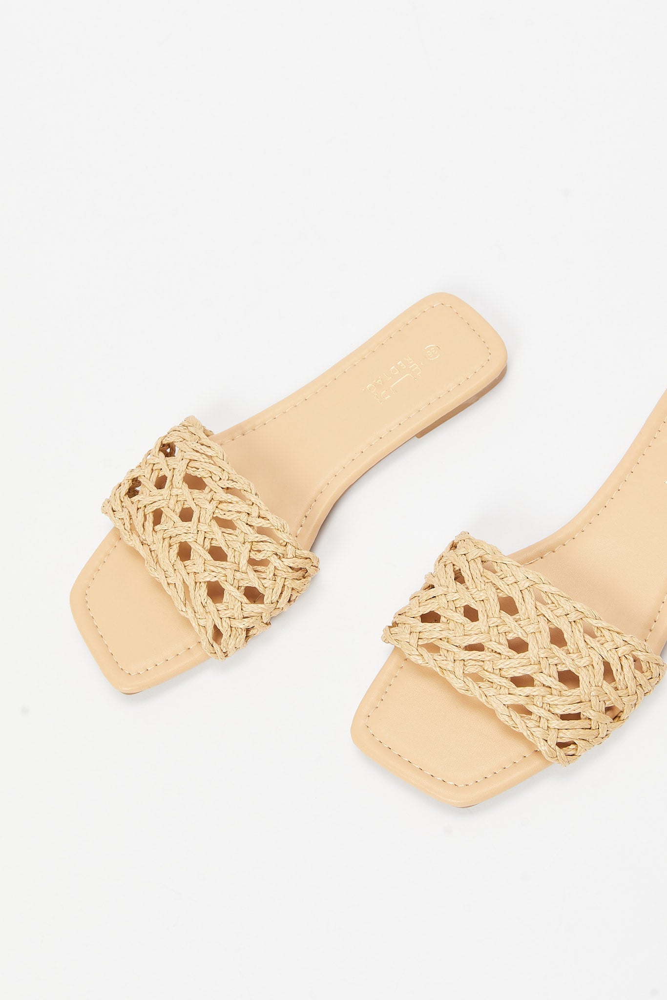 Redtag-Beige-Woven-Mule-Category:Shoes,-Colour:Beige,-Deals:New-In,-Filter:Women's-Footwear,-LEC-Sandals,-N/A,-New-In-Women-FOO,-Non-Sale,-S23B,-Section:Women-Women's-