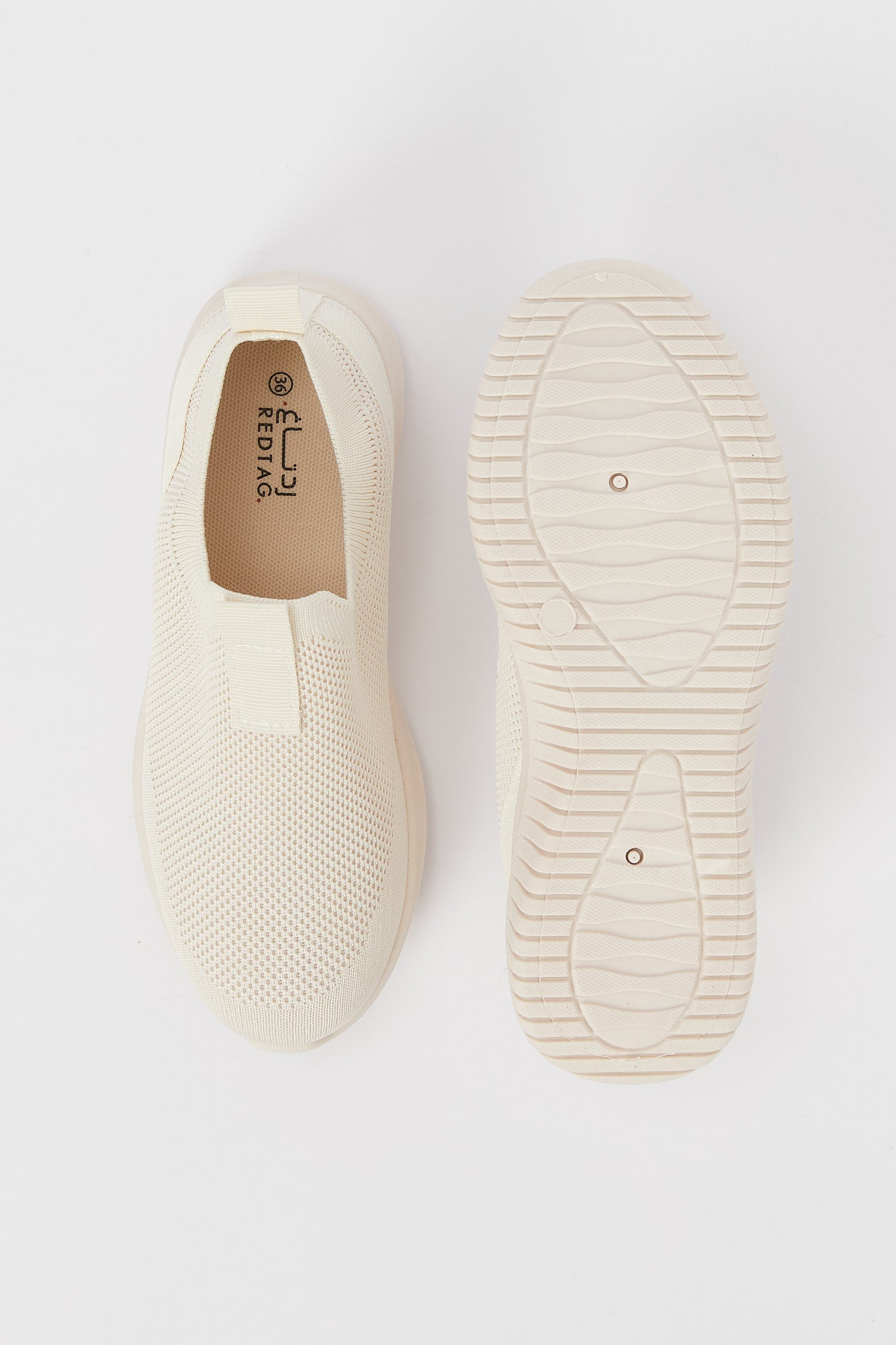 Redtag-Ivory-Slip-On-Classic-Sneaker-Category:Shoes,-Colour:Ivory,-Deals:New-In,-Filter:Women's-Footwear,-H1:FOO,-H2:LAD,-H3:TRN,-H4:CLT,-N/A,-New-In-Women-FOO,-Non-Sale,-S23B,-Season:S23B,-Section:Women,-Women-Trainers-Women's-