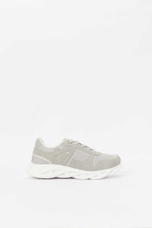 Redtag-Grey-Lace-Up-Category:Shoes,-Colour:Grey,-Deals:New-In,-Filter:Women's-Footwear,-H1:FOO,-H2:LAD,-H3:TRN,-H4:CLT,-N/A,-New-In-Women-FOO,-Non-Sale,-S23B,-Season:S23B,-Section:Women,-Women-Trainers-Women's-