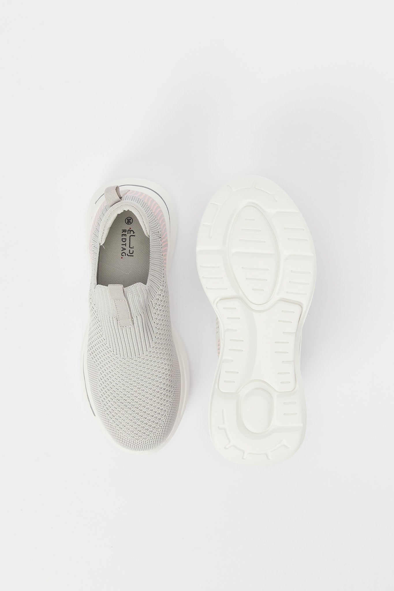 Redtag-Grey-Slip-On-Sneaker-Category:Shoes,-Colour:Grey,-Deals:New-In,-Filter:Women's-Footwear,-H1:FOO,-H2:LAD,-H3:TRN,-H4:CLT,-N/A,-New-In-Women-FOO,-Non-Sale,-S23B,-Season:S23B,-Section:Women,-Women-Trainers-Women's-