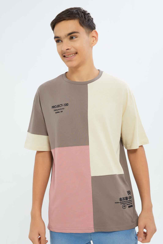 Redtag-Boys-Assorted-Oversize-Colorblock-Tee-BSR-T-Shirts,-Category:T-Shirts,-Colour:Assorted,-Deals:New-In,-Dept:Boys,-Filter:Senior-Boys-(8-to-14-Yrs),-New-In-BSR-APL,-Non-Sale,-S23B,-Section:Boys-(0-to-14Yrs)-Senior-Boys-9 to 14 Years