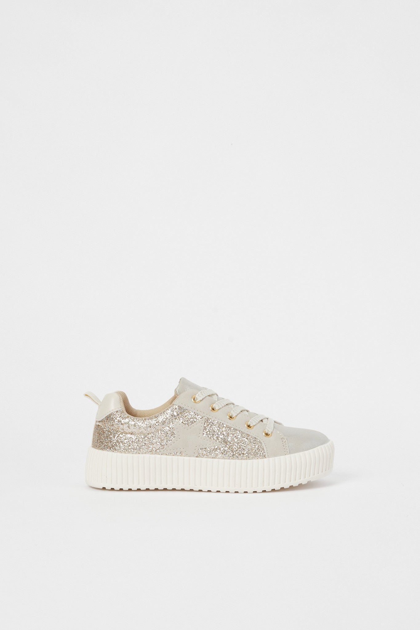 Redtag-Gold-Glitter-Sneaker
(Repeat)-Category:Shoes,-Colour:Gold,-Deals:New-In,-Filter:Girls-Footwear-(5-to-14-Yrs),-GSR-Trainers,-H1:FOO,-H2:GSR,-H3:TRN,-H4:CLT,-N/A,-New-In-GSR-FOO,-Non-Sale,-S23B,-Season:S23B,-Section:Girls-(0-to-14Yrs)-Senior-Girls-5 to 14 Years