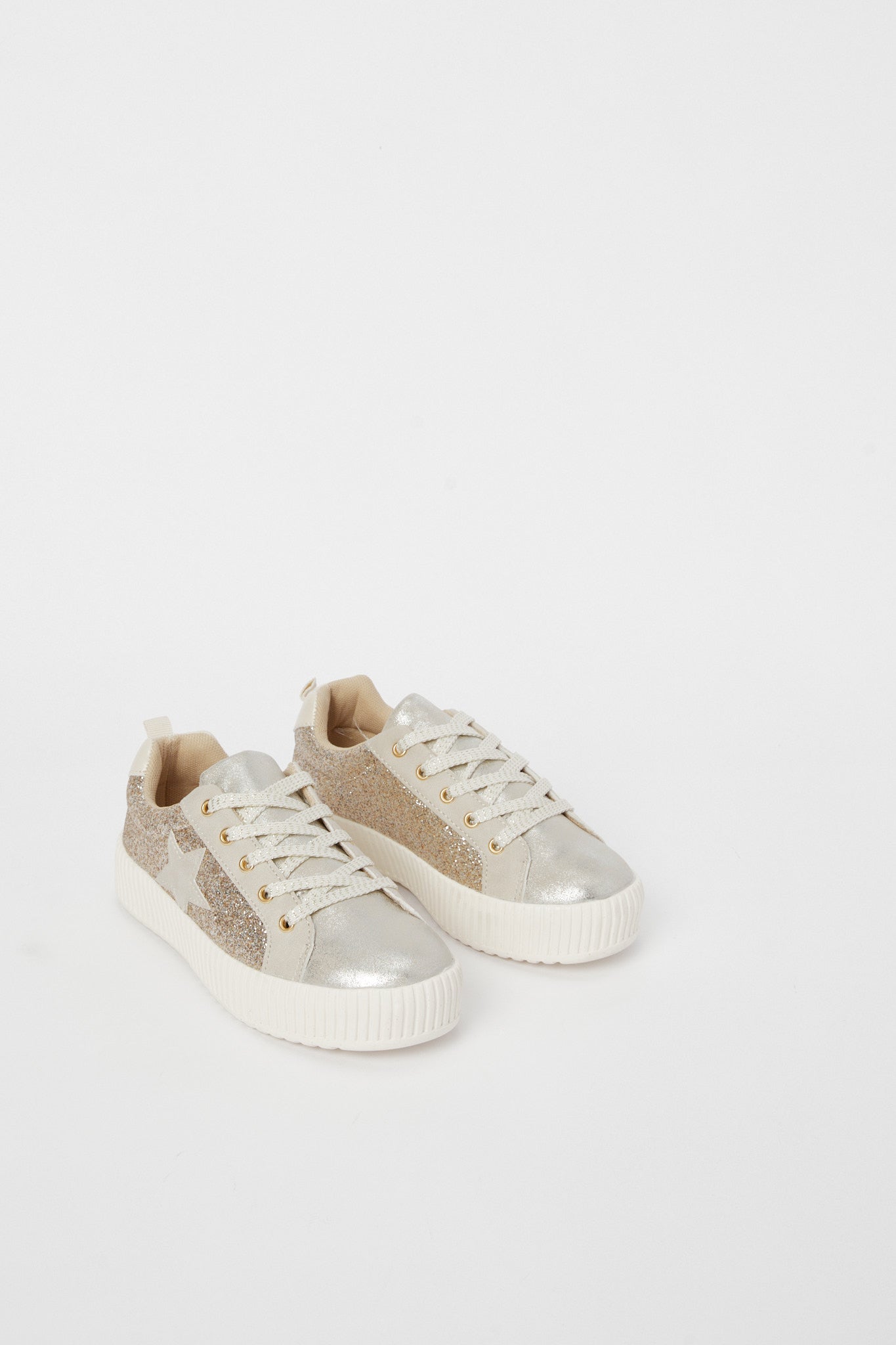 Redtag-Gold-Glitter-Sneaker
(Repeat)-Category:Shoes,-Colour:Gold,-Deals:New-In,-Filter:Girls-Footwear-(5-to-14-Yrs),-GSR-Trainers,-H1:FOO,-H2:GSR,-H3:TRN,-H4:CLT,-N/A,-New-In-GSR-FOO,-Non-Sale,-S23B,-Season:S23B,-Section:Girls-(0-to-14Yrs)-Senior-Girls-5 to 14 Years