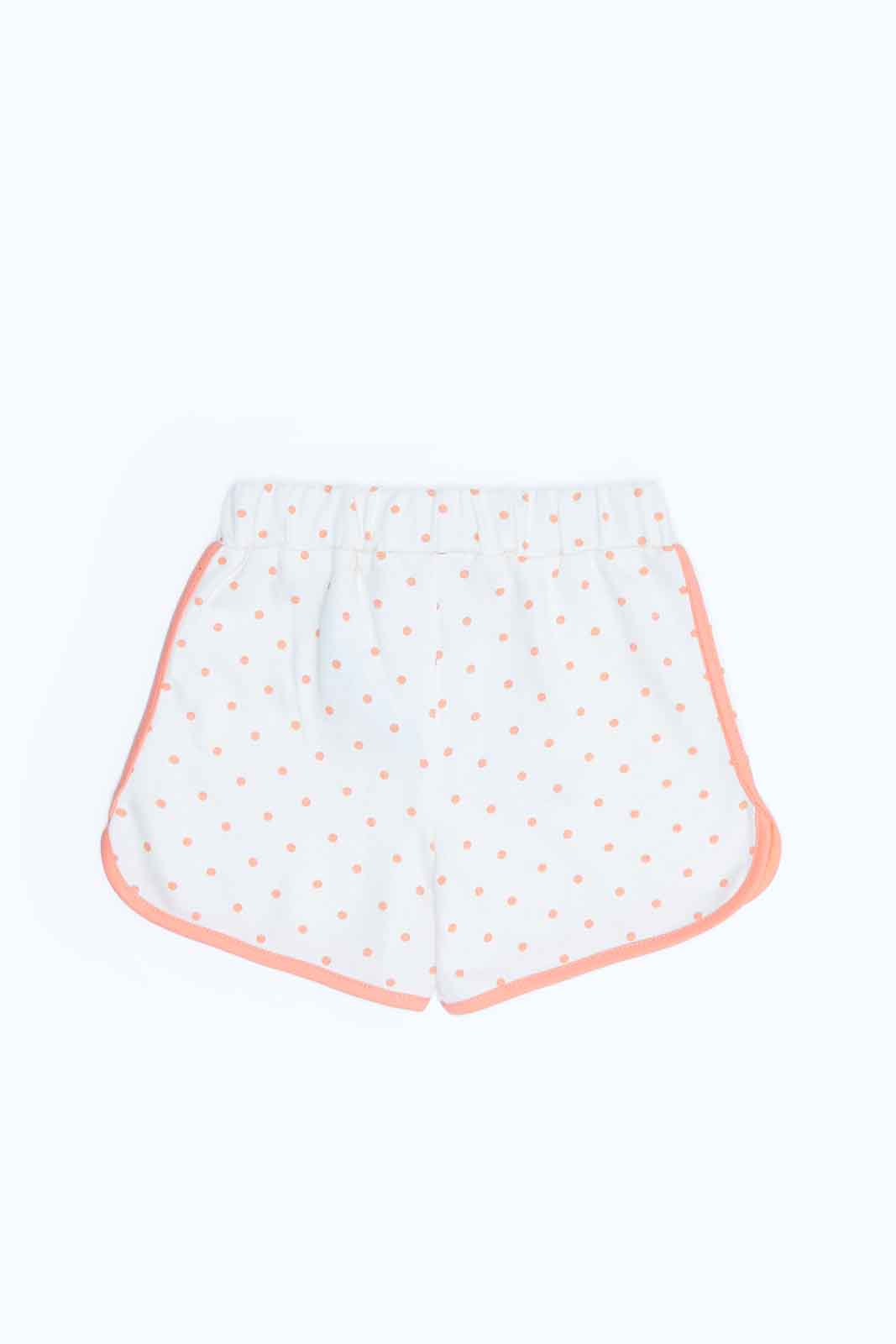 Redtag-Girls-White-Marie-Print-Shorts-Category:Shorts,-Colour:White,-Deals:2-FOR-37,-Deals:New-In,-Dept:Girls,-Filter:Infant-Girls-(3-to-24-Mths),-ING-Shorts,-MQN,-New-In-ING-APL,-Non-Sale,-S23B,-Section:Girls-(0-to-14Yrs),-TBL-Infant-Girls-3 to 24 Months