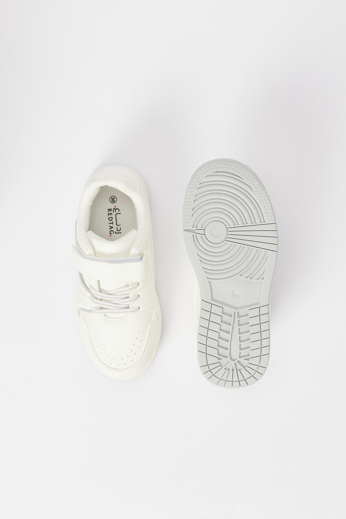 Redtag-White-Material-Block-Skate-Shoe-BSR-Shoes,-Category:Shoes,-Colour:White,-Deals:New-In,-Filter:Boys-Footwear-(5-to-14-Yrs),-H1:FOO,-H2:BSR,-H3:SHO,-H4:CAH,-N/A,-New-In-BSR-FOO,-Non-Sale,-S23B,-Season:S23B,-Section:Boys-(0-to-14Yrs)-Senior-Boys-5 to 14 Years