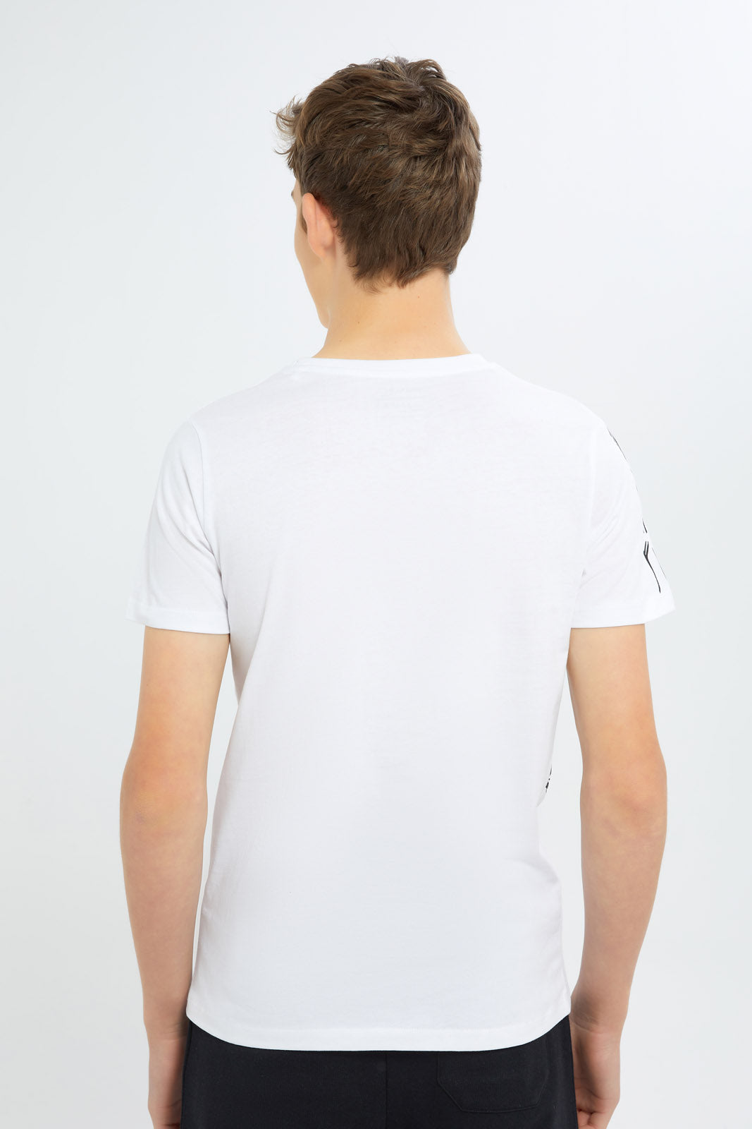 Redtag-Boys-White-Lion-Roaring-Tee-BSR-T-Shirts,-Category:T-Shirts,-Colour:White,-Deals:New-In,-Dept:Boys,-Filter:Senior-Boys-(8-to-14-Yrs),-H1:KWR,-H2:BSR,-H3:TSH,-H4:TSH,-New-In-BSR-APL,-Non-Sale,-S23B,-Season:S23B,-Section:Boys-(0-to-14Yrs)-Senior-Boys-9 to 14 Years