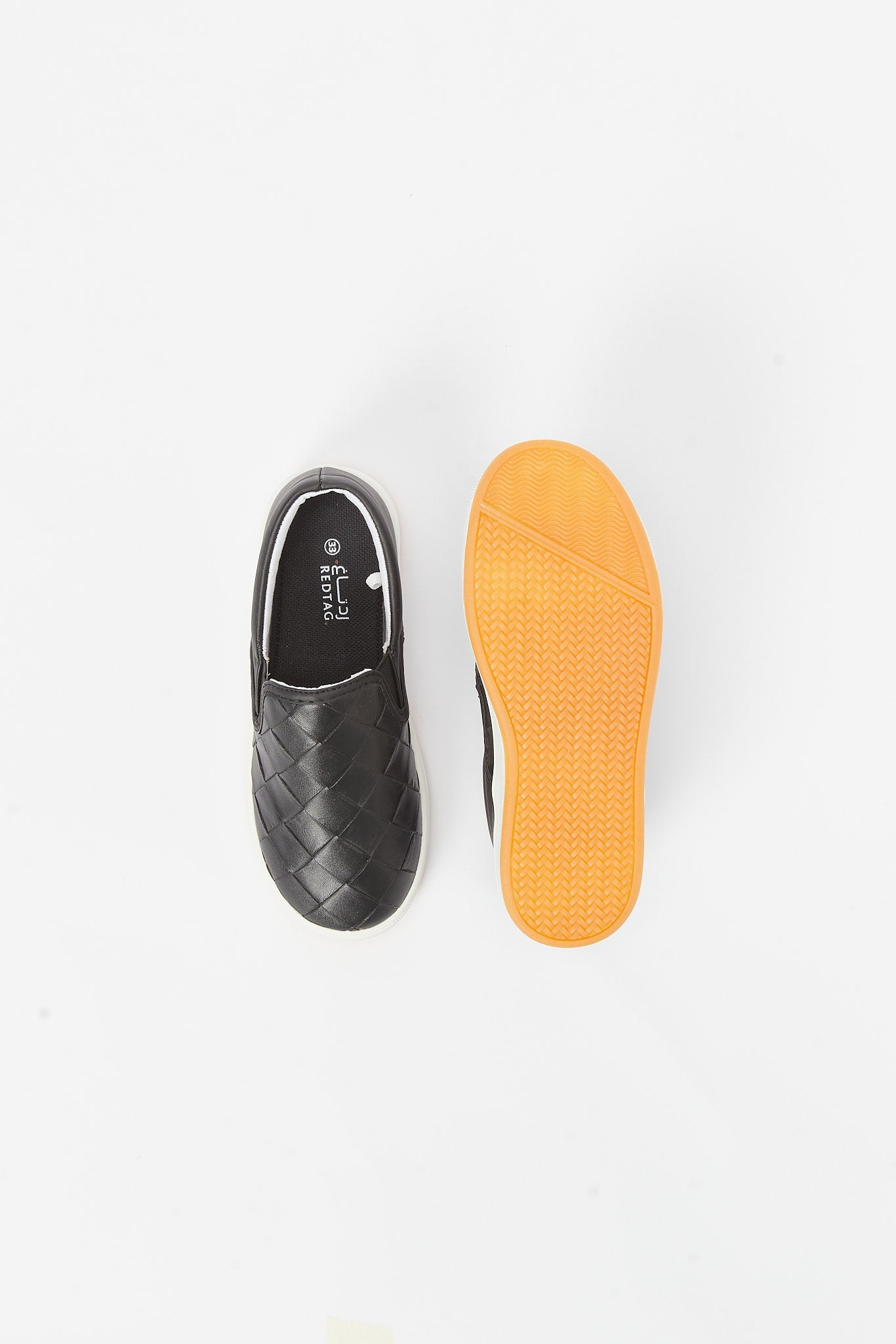 Redtag-Black-Woven-Slip-On-BSR-Shoes,-Category:Shoes,-Colour:Black,-Deals:New-In,-Filter:Boys-Footwear-(5-to-14-Yrs),-New-In-BSR-FOO,-Non-Sale,-RMD,-S23B,-Section:Boys-(0-to-14Yrs)-Senior-Boys-5 to 14 Years