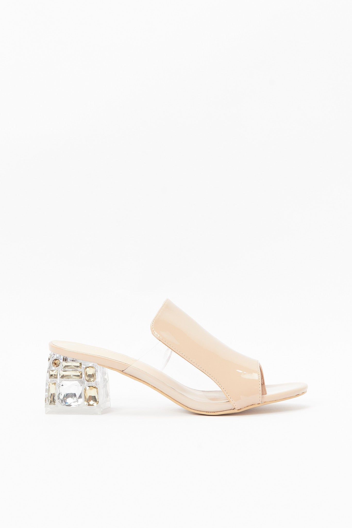 Redtag-Pink-Patent-Embellished-Block-Heel-Category:Shoes,-Colour:Pink,-Deals:New-In,-Filter:Women's-Footwear,-LEC-Sandals,-N/A,-New-In-Women-FOO,-Non-Sale,-S23B,-Section:Women-Women's-