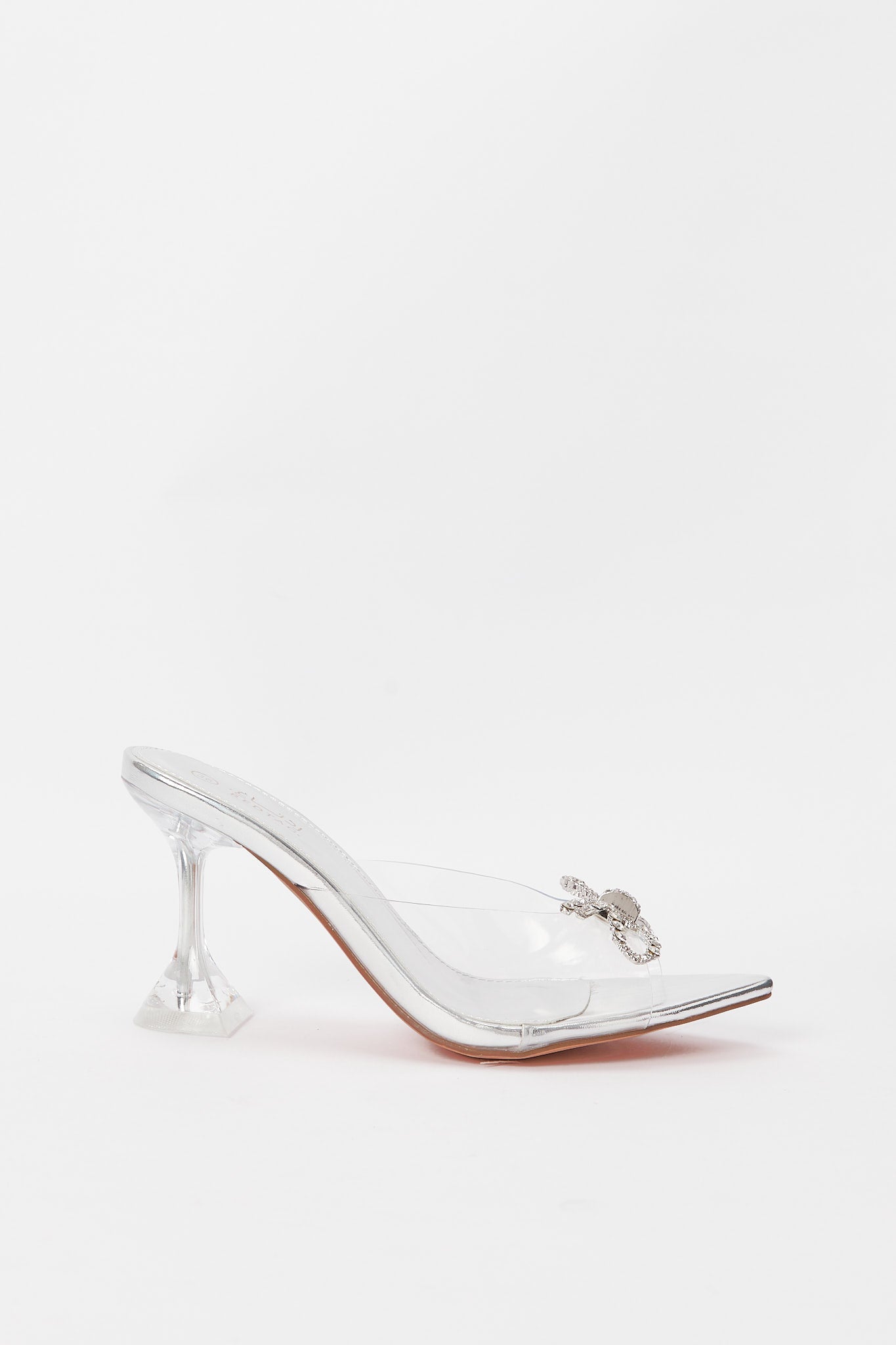 Redtag-Silver-Vinyl-Mule-Category:Shoes,-Colour:Silver,-Deals:New-In,-Filter:Women's-Footwear,-H1:FOO,-H2:LAD,-H3:SAF,-H4:SAN,-Heels,-LEC-Sandals,-New-In-Women-FOO,-Non-Sale,-Promo:RMD,-RMD,-S23B,-Season:S23B,-Section:Women-Women's-