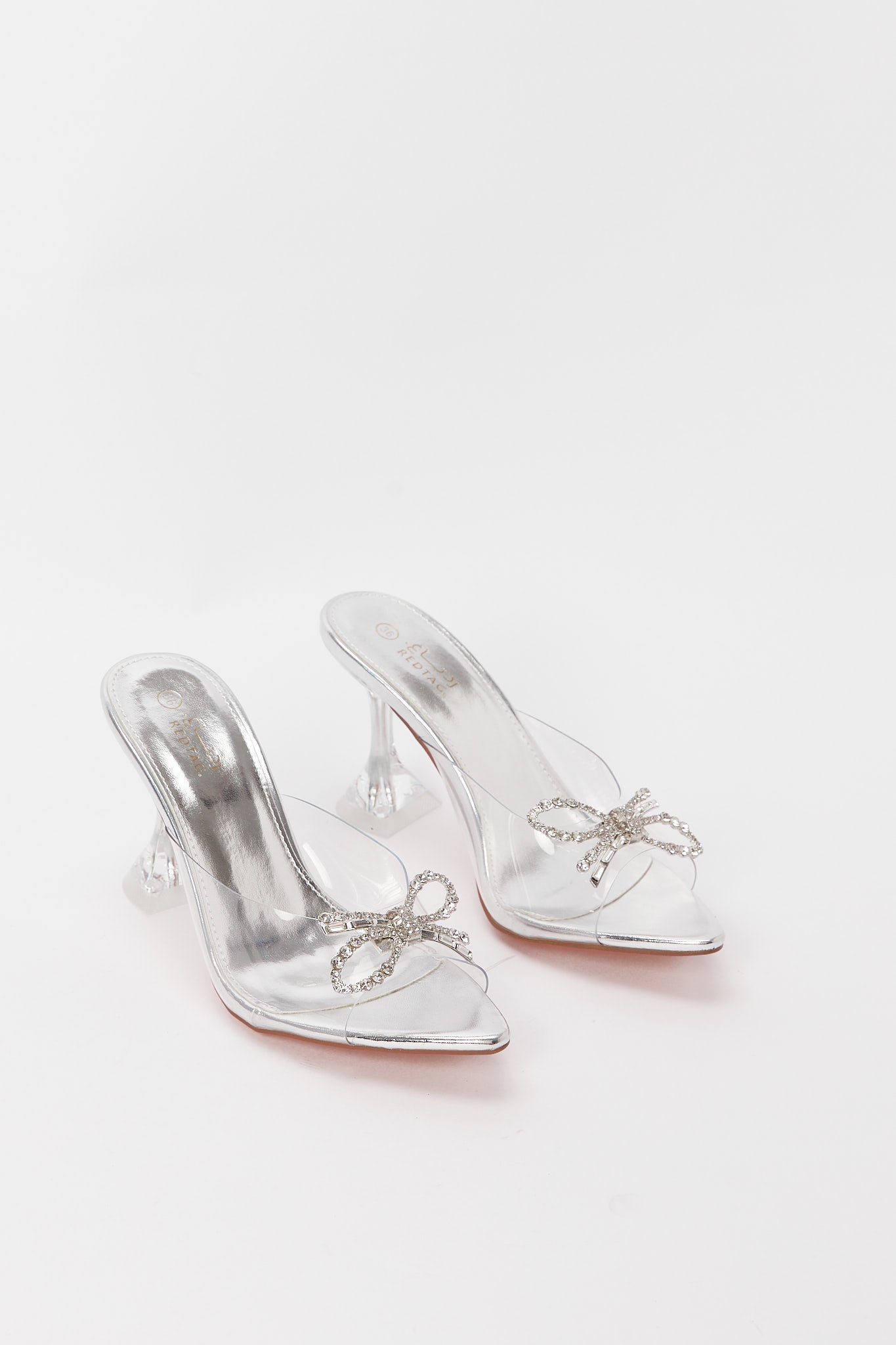 Redtag-Silver-Vinyl-Mule-Category:Shoes,-Colour:Silver,-Deals:New-In,-Filter:Women's-Footwear,-H1:FOO,-H2:LAD,-H3:SAF,-H4:SAN,-Heels,-LEC-Sandals,-New-In-Women-FOO,-Non-Sale,-Promo:RMD,-RMD,-S23B,-Season:S23B,-Section:Women-Women's-