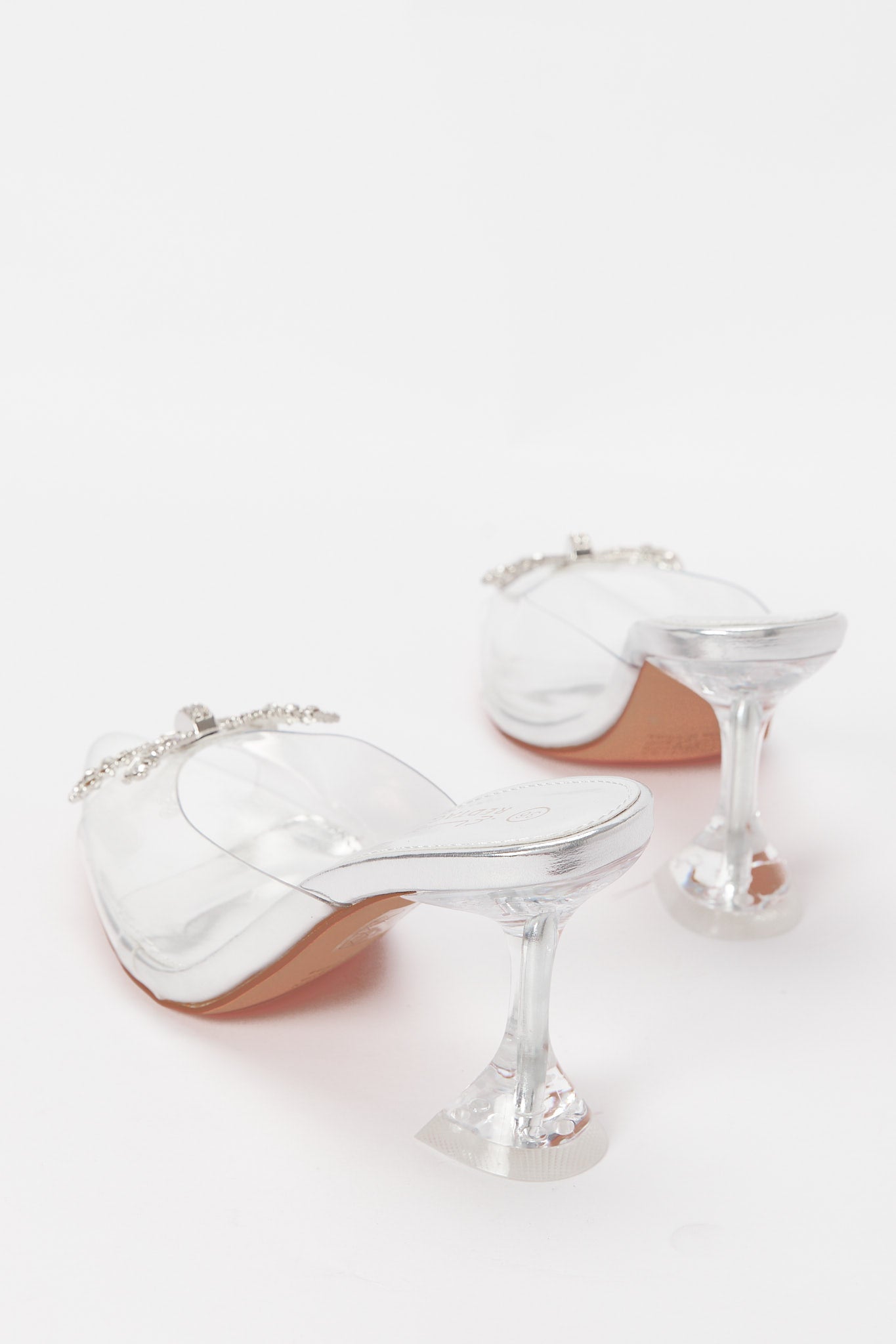 Redtag-Silver-Vinyl-Mule-Category:Shoes,-Colour:Silver,-Deals:New-In,-Filter:Women's-Footwear,-H1:FOO,-H2:LAD,-H3:SAF,-H4:SAN,-Heels,-LEC-Sandals,-New-In-Women-FOO,-Non-Sale,-Promo:RMD,-RMD,-S23B,-Season:S23B,-Section:Women-Women's-