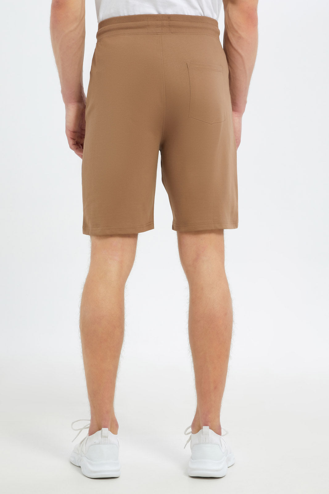 Redtag-Men-Beige-Sweat-Shorts-Category:Shorts,-Colour:Beige,-Deals:New-In,-Dept:Menswear,-Filter:Men's-Clothing,-Men-Shorts,-New-In-Men-APL,-Non-Sale,-S23C,-Section:Men-Men's-