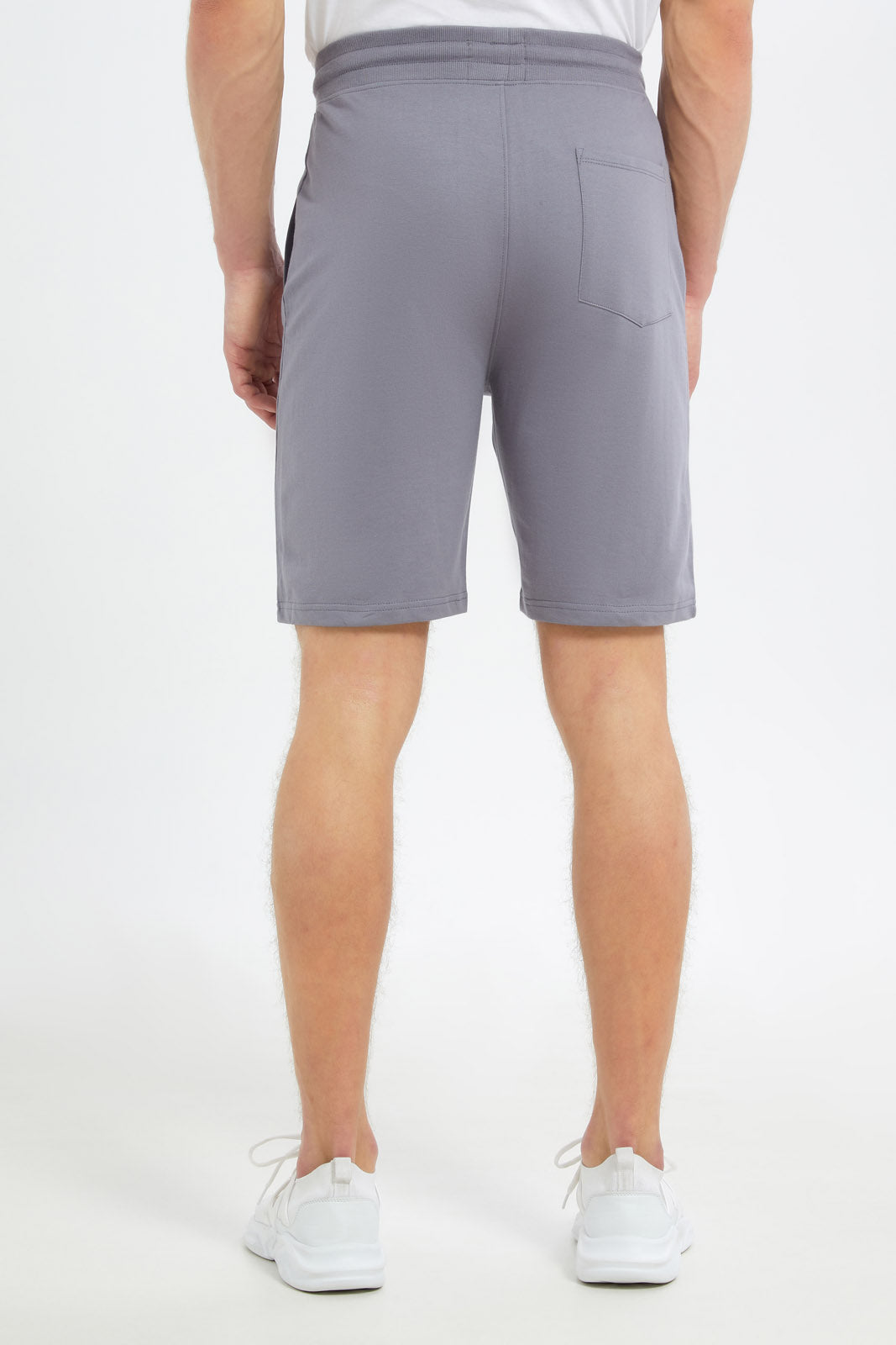 Redtag-Men-Slate-Grey-Sweat-Shorts-Category:Shorts,-Colour:Charcoal,-Deals:New-In,-Dept:Menswear,-Filter:Men's-Clothing,-Men-Shorts,-New-In-Men-APL,-Non-Sale,-S23C,-Section:Men-Men's-