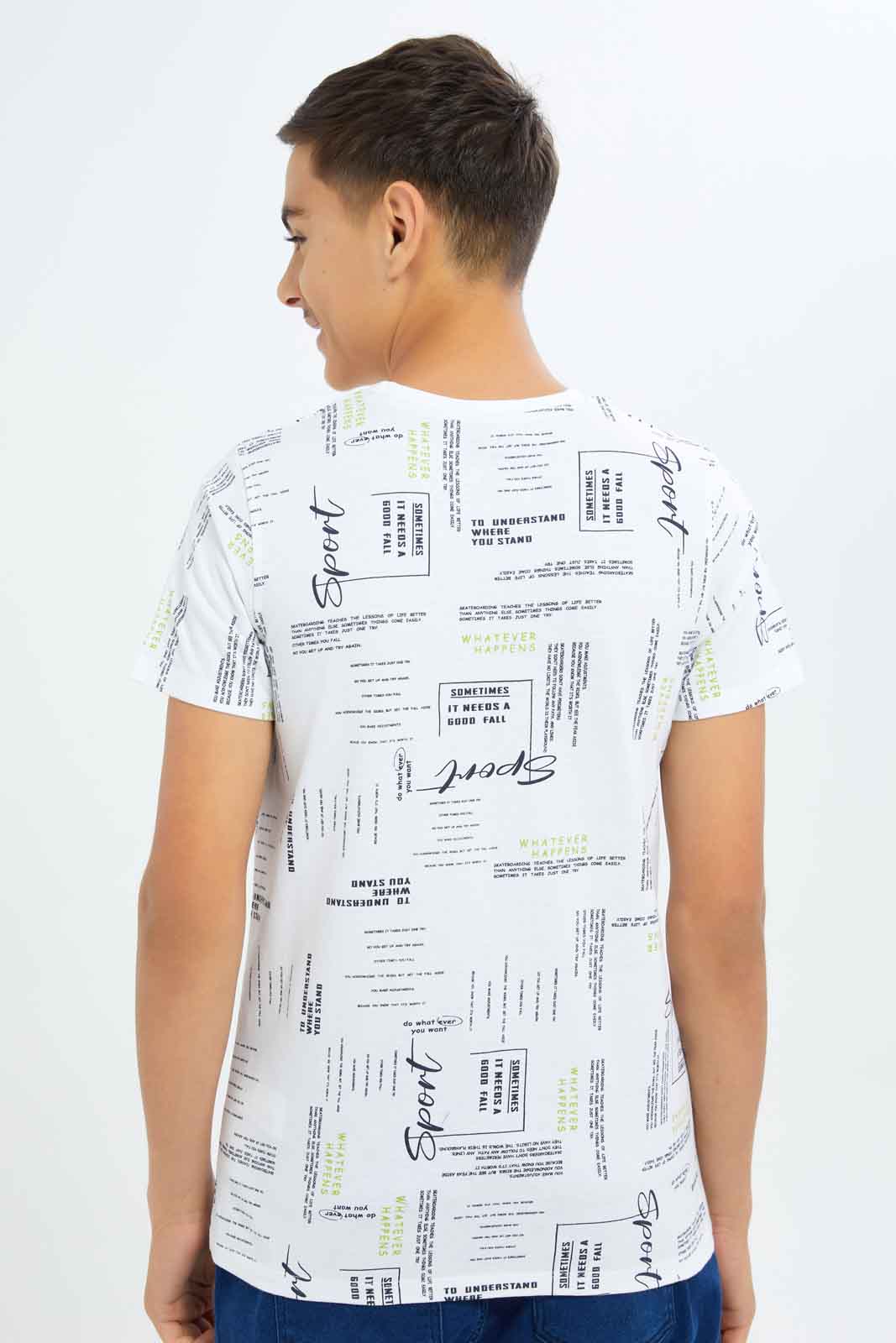 Redtag-Boys-White-Aop-Tee-BSR-T-Shirts,-Category:T-Shirts,-Colour:White,-Deals:New-In,-Dept:Boys,-Filter:Senior-Boys-(8-to-14-Yrs),-New-In-BSR-APL,-Non-Sale,-S23B,-Section:Boys-(0-to-14Yrs)-Senior-Boys-9 to 14 Years