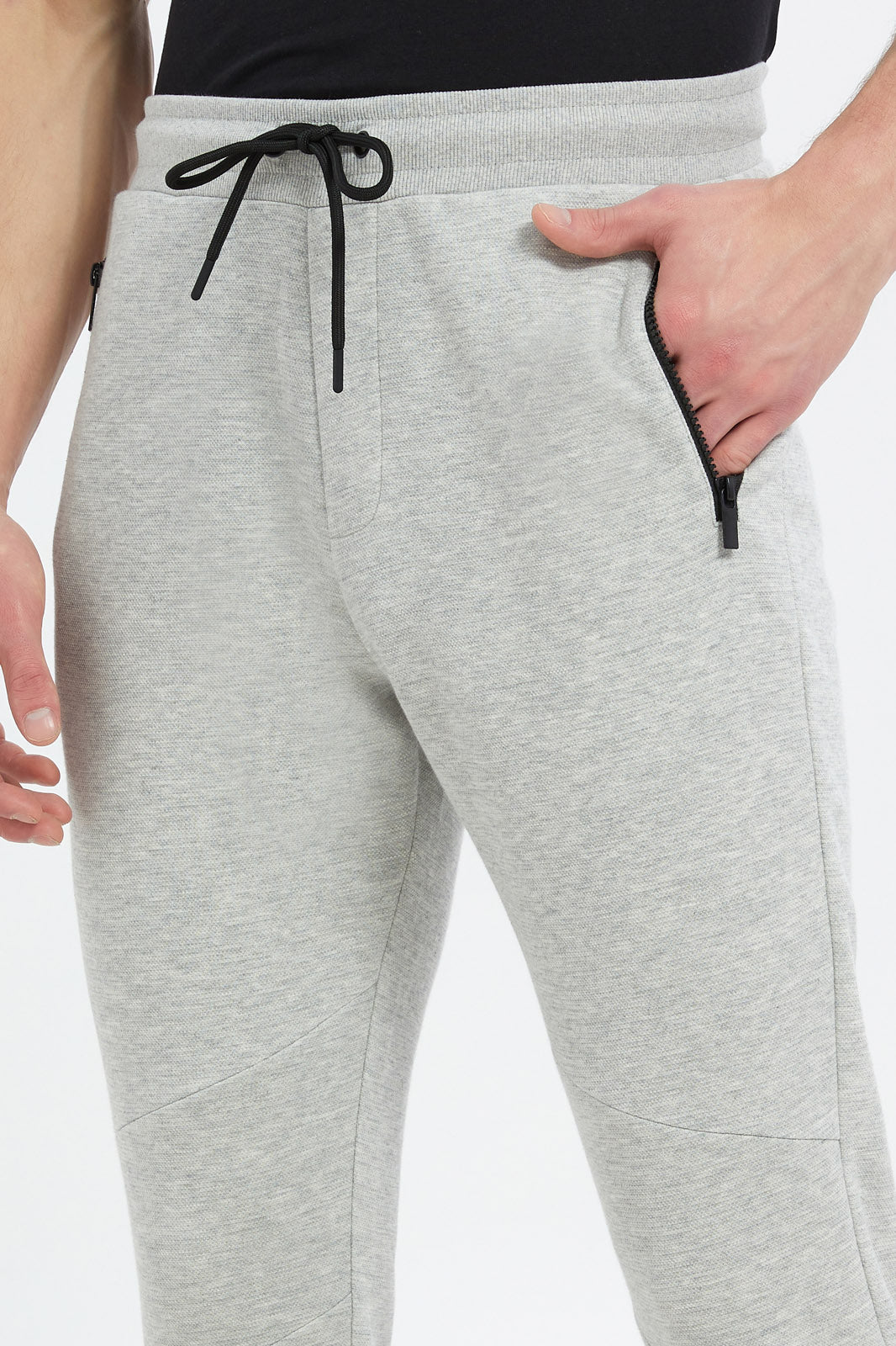 Redtag-Men-Grey-Pique-Biker-Jog-Pant-Category:Joggers,-Colour:Grey,-Deals:New-In,-Dept:Menswear,-Filter:Men's-Clothing,-Men-Joggers,-New-In-Men-APL,-Non-Sale,-S23C,-Section:Men-Men's-