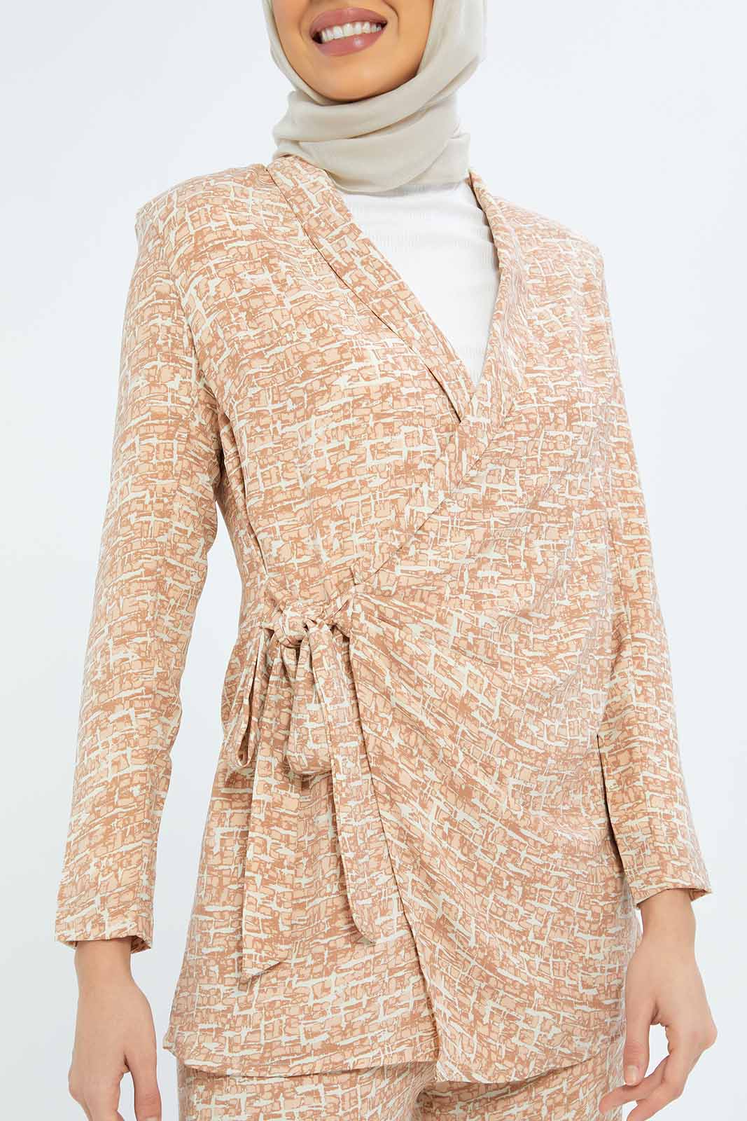 Redtag-Women-Printed-Side-Wrapped-Long-Sleeve-Blouse-Category:Blouses,-Colour:Assorted,-Deals:New-In,-Dept:Ladieswear,-Filter:Women's-Clothing,-LMC,-New-In-Women-APL,-Non-Sale,-S23B,-Section:Women,-Women-Blouses--
