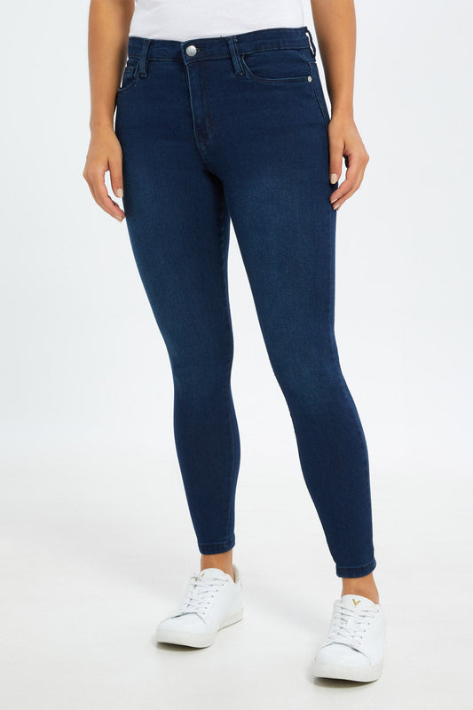Redtag-Women-Vintage-Wash-Skinny-Low-Waist-Jeans-Category:Jeans,-Colour:Denim,-Deals:2-FOR-90,-Deals:New-In,-Dept:Ladieswear,-Filter:Women's-Clothing,-H1:LWR,-H2:LAD,-H3:DNB,-H4:JNS,-New-In-Women-APL,-Non-Sale,-S23B,-Season:S23B,-Section:Women,-TBL,-Women-Jeans-Women's-