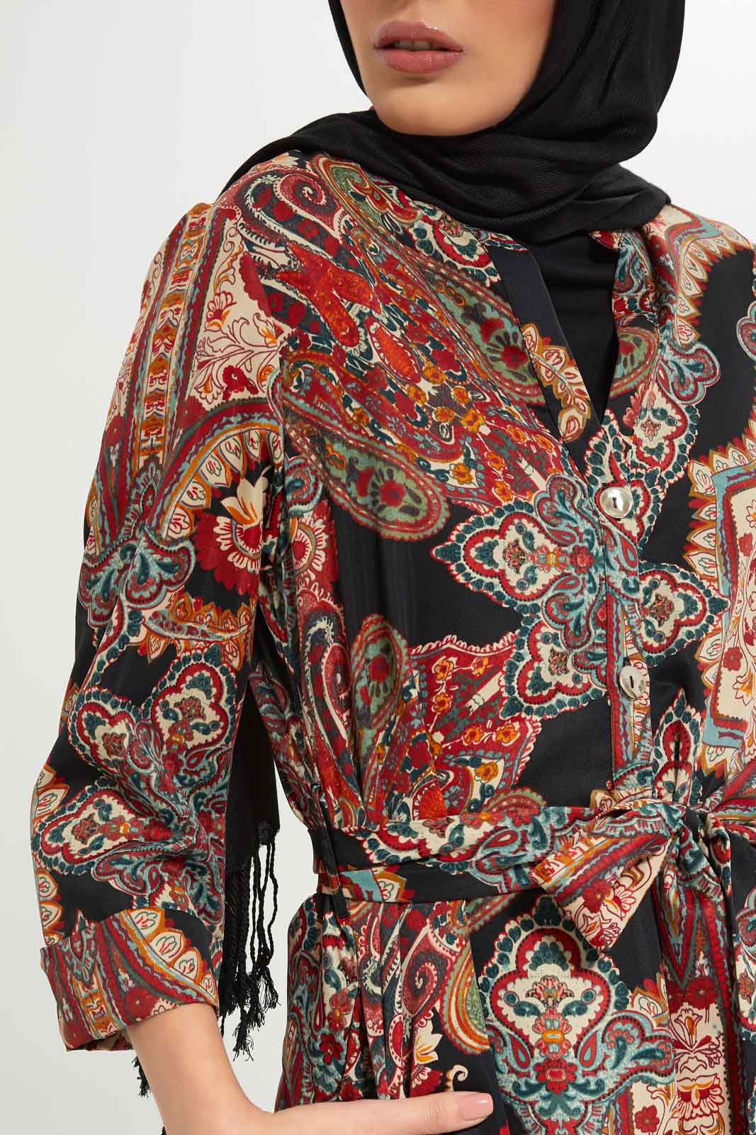 Redtag-Women-Printed-Belted-Long-Sleeve-Dress-Category:Dresses,-Colour:Assorted,-Deals:New-In,-Dept:Ladieswear,-Filter:Women's-Clothing,-LMC,-New-In-Women-APL,-Non-Sale,-S23A,-Section:Women,-Women-Dresses--