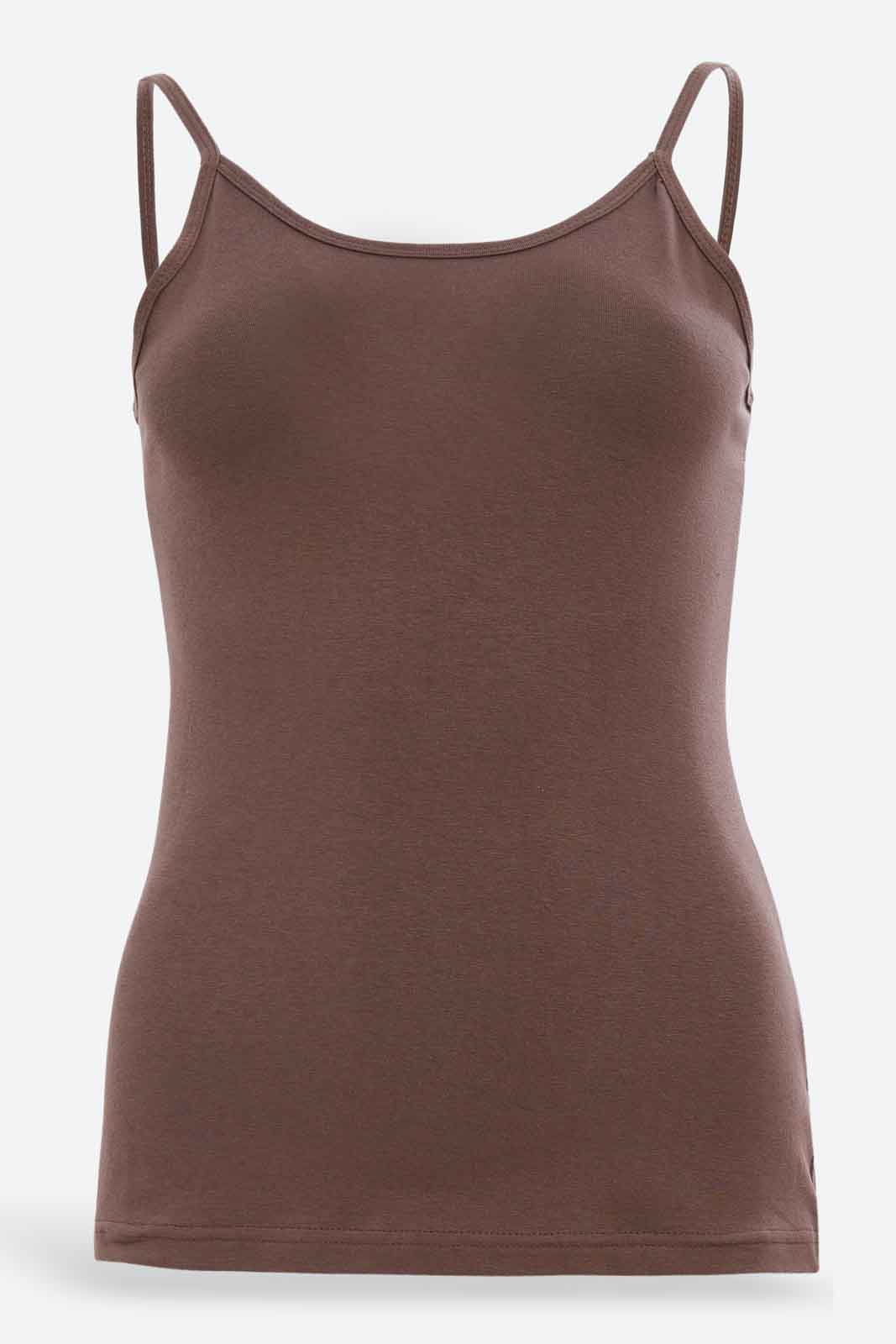 Redtag-Women-Brown-Plain-Strappy-Vest-Category:Vests,-Colour:Brown,-Deals:New-In,-Dept:Ladieswear,-Filter:Women's-Clothing,-KSH,-New-In-Women-APL,-Non-Sale,-S23A,-Section:Women,-Women-Vests-Women's-