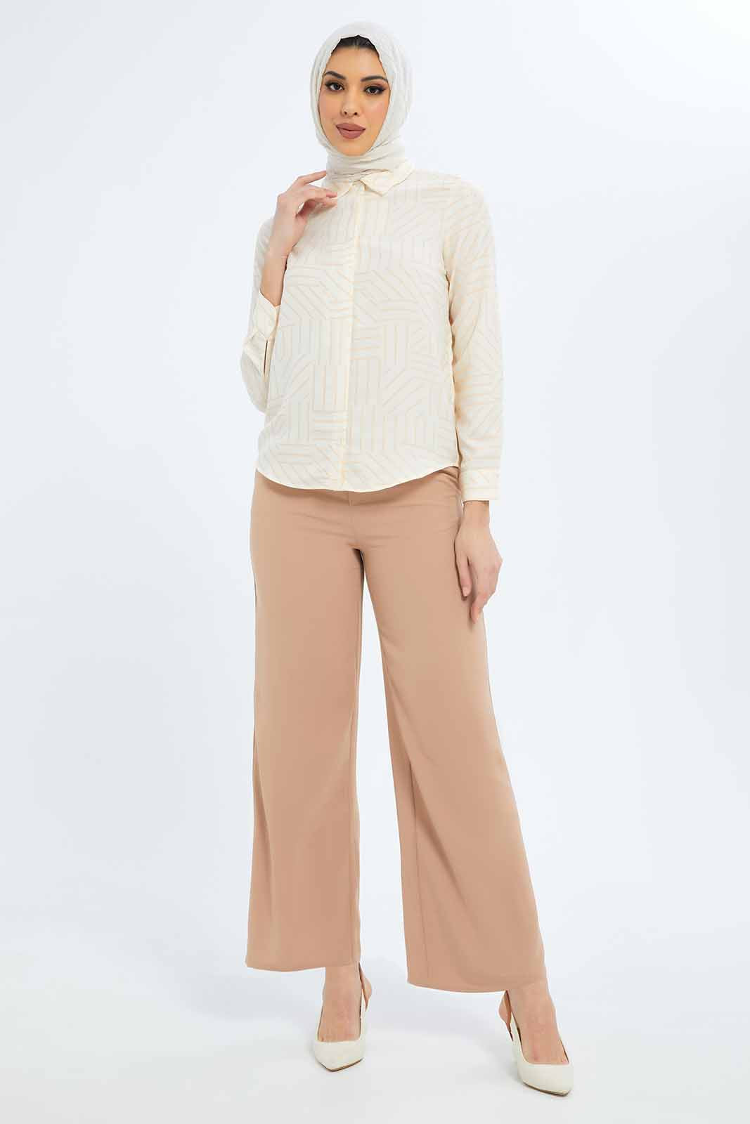 Redtag-Women-Soft-Blush-Printed-Collared-Shirt-Category:Blouses,-Colour:Assorted,-Deals:New-In,-Dept:Ladieswear,-Filter:Women's-Clothing,-LMC,-New-In-Women-APL,-Non-Sale,-S23B,-Section:Women,-Women-Blouses--