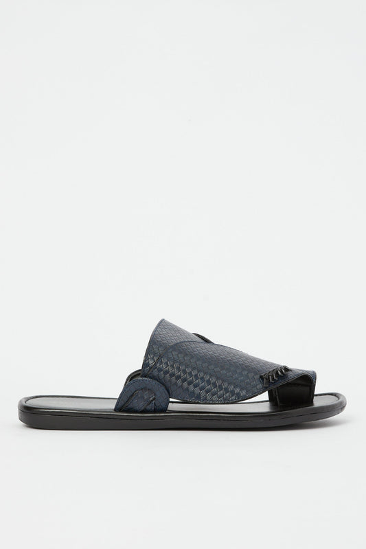 Redtag-Navy-Sharqi-Traditional-Sandal-Category:Shoes,-Colour:Navy,-Deals:New-In,-Filter:Men's-Footwear,-H1:FOO,-H2:GEN,-H3:SAF,-H4:SAN,-Men-Sandals,-New-In-Men-FOO,-Non-Sale,-Promo:,-RMD,-S23B,-Season:S23B,-Section:Men-Men's-