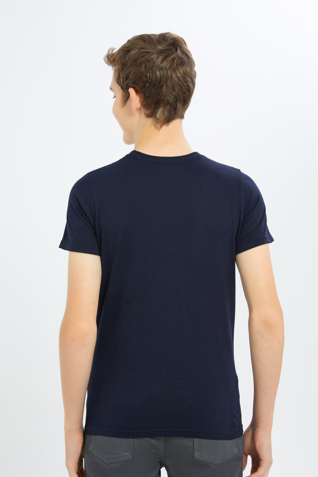 Redtag-Boys-Navy-Captain-America-Tee-BSR-T-Shirts,-Category:T-Shirts,-CHA,-Colour:Navy,-Deals:New-In,-Dept:Boys,-Filter:Senior-Boys-(8-to-14-Yrs),-H1:KWR,-H2:BSR,-H3:TSH,-H4:TSH,-New-In-BSR-APL,-Non-Sale,-S23C,-Season:S23C,-Section:Boys-(0-to-14Yrs),-TBL-Senior-Boys-9 to 14 Years