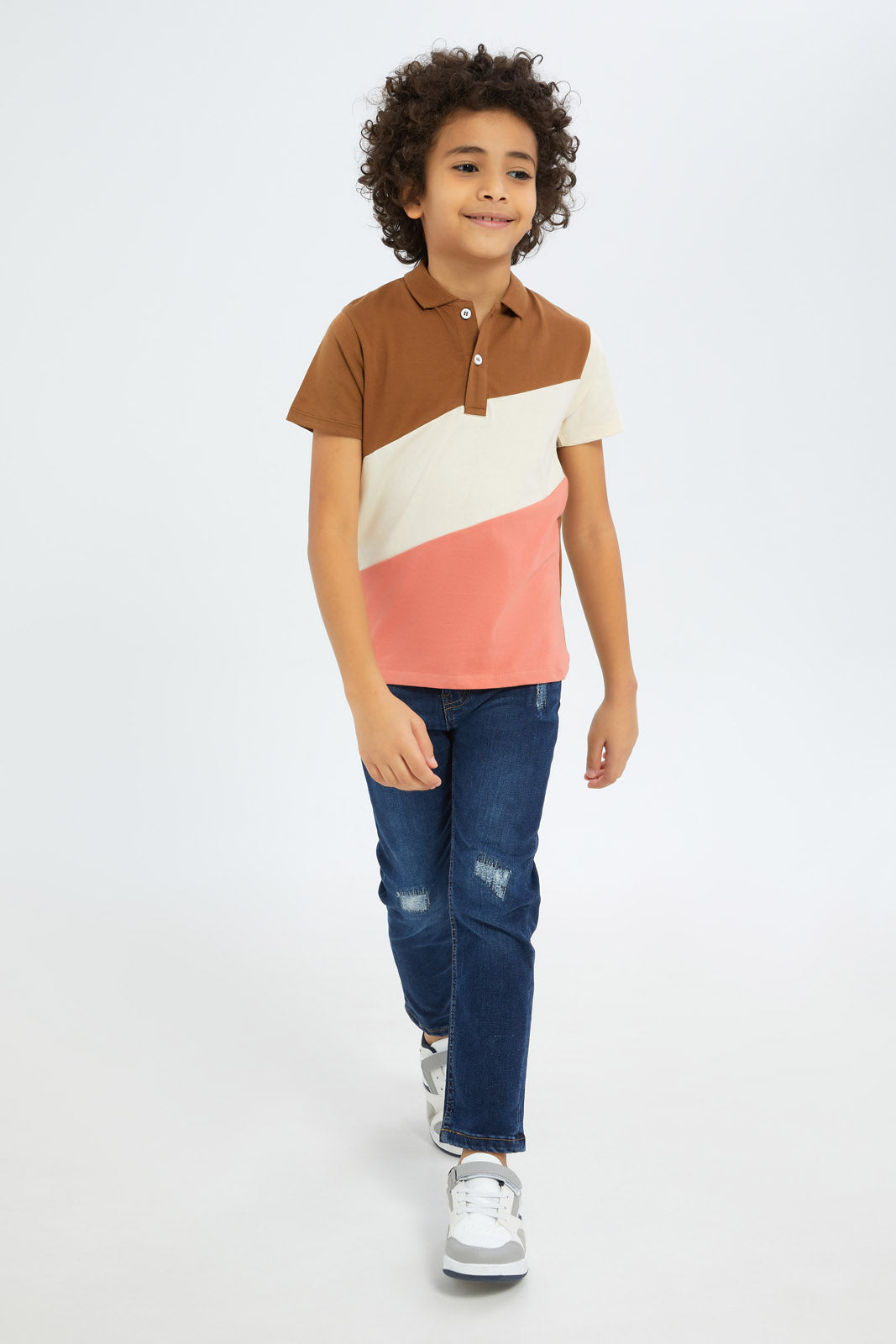 Redtag-Boys-Black-Jersey-Cut-N-Sew-Polo-BOY-Polo-T-Shirts,-Category:Polo-T-Shirts,-Colour:Black,-Deals:New-In,-Dept:Boys,-Filter:Boys-(2-to-8-Yrs),-New-In-BOY-APL,-Non-Sale,-S23C,-Section:Boys-(0-to-14Yrs)-Boys-2 to 8 Years