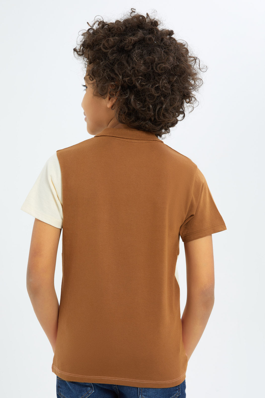 Redtag-Boys-Black-Jersey-Cut-N-Sew-Polo-BOY-Polo-T-Shirts,-Category:Polo-T-Shirts,-Colour:Black,-Deals:New-In,-Dept:Boys,-Filter:Boys-(2-to-8-Yrs),-New-In-BOY-APL,-Non-Sale,-S23C,-Section:Boys-(0-to-14Yrs)-Boys-2 to 8 Years