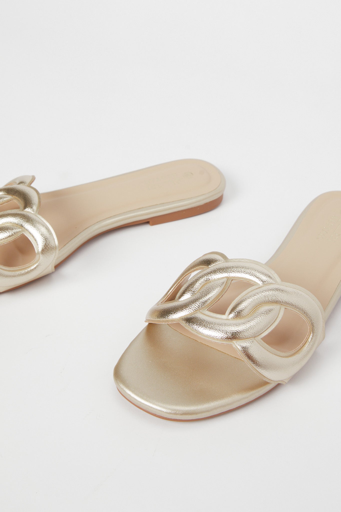 Redtag-Gold-Strappy-Mule-Category:Shoes,-Colour:Gold,-Deals:New-In,-Filter:Women's-Footwear,-H1:FOO,-H2:LAD,-H3:SAF,-H4:SAN,-LEC-Sandals,-N/A,-New-In-Women-FOO,-Non-Sale,-S23B,-Season:S23B,-Section:Women-Women's-