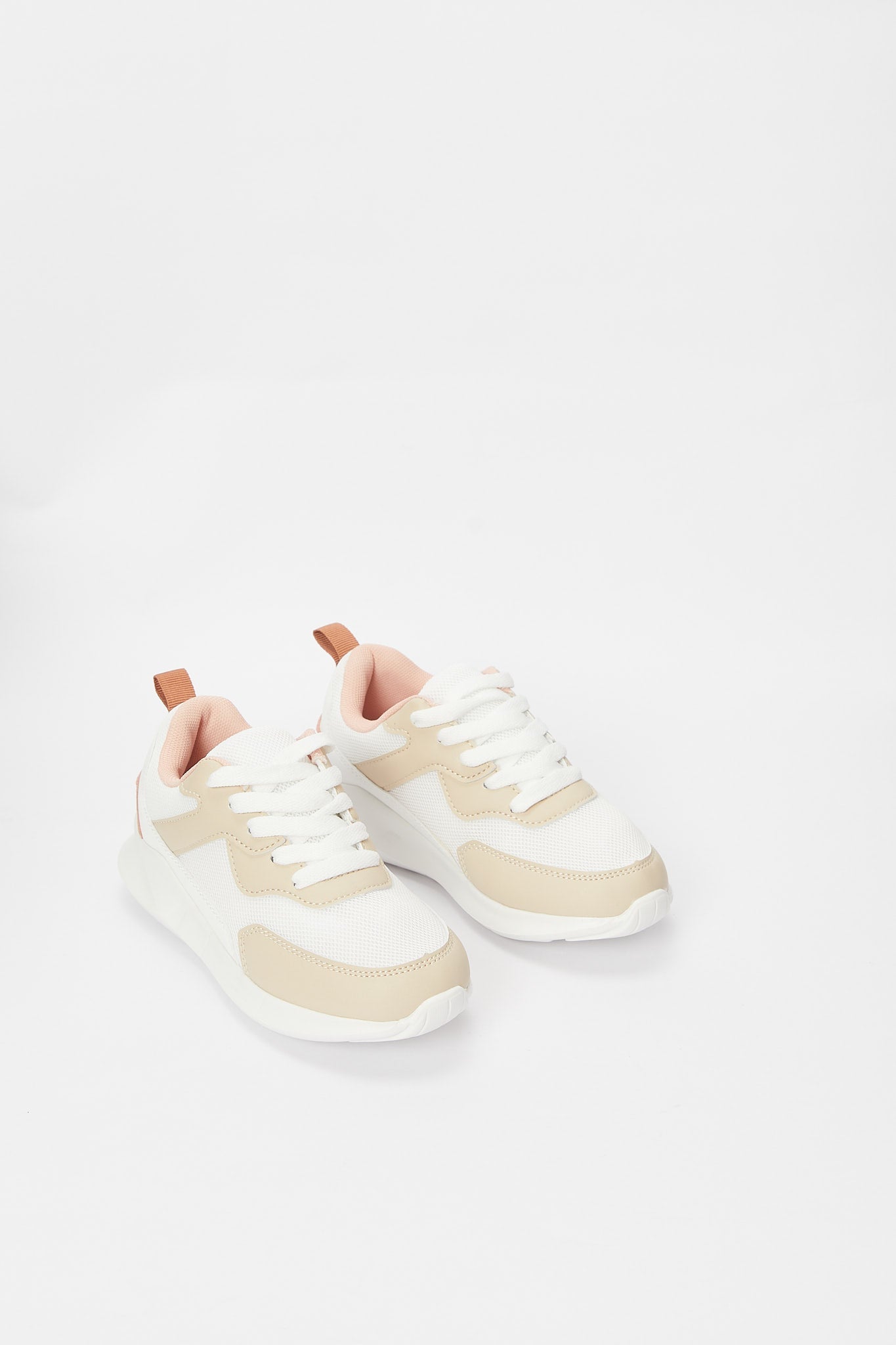 Redtag-Beige-Lace-Up-Trainer-(Repeat)-Category:Shoes,-Colour:Beige,-Deals:New-In,-Filter:Girls-Footwear-(5-to-14-Yrs),-GSR-Trainers,-H1:FOO,-H2:GSR,-H3:TRN,-H4:CLT,-N/A,-New-In-GSR-FOO,-Non-Sale,-S23B,-Season:S23B,-Section:Girls-(0-to-14Yrs)-Senior-Girls-5 to 14 Years