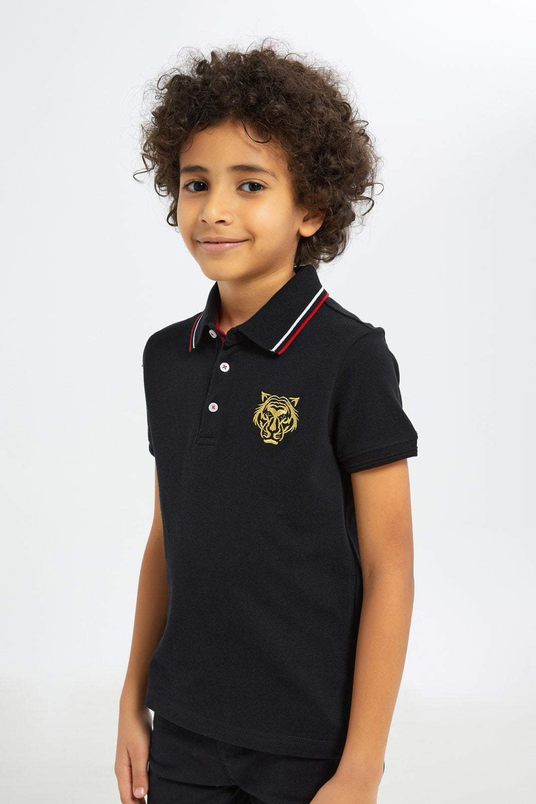 Redtag-Boys-Black-Embroidered-Ramadan-Polo-BOY-Polo-T-Shirts,-Category:Polo-T-Shirts,-Colour:Black,-Deals:New-In,-Dept:Boys,-Filter:Boys-(2-to-8-Yrs),-H1:KWR,-H2:BOY,-H3:TSH,-H4:POS,-New-In-BOY-APL,-Non-Sale,-RMD,-S23C,-Season:S23C,-Section:Boys-(0-to-14Yrs)-Boys-2 to 8 Years