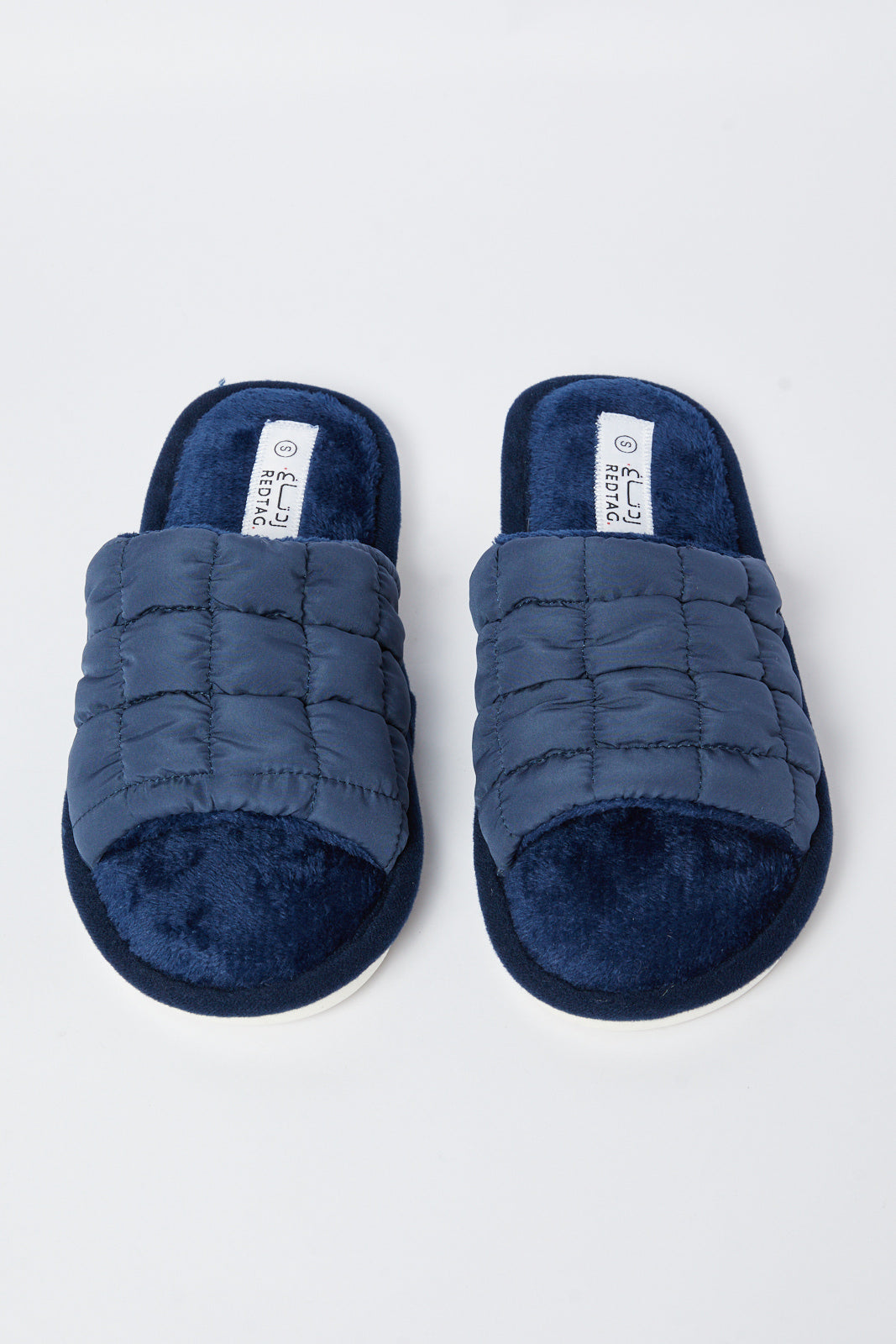 Redtag-Teal-Quilted-Slipper-Category:Shoes,-Colour:Teal,-Deals:New-In,-Filter:Men's-Footwear,-Men-Slippers,-N/A,-New-In-Men-FOO,-Non-Sale,-S23A,-Section:Men-Men's-