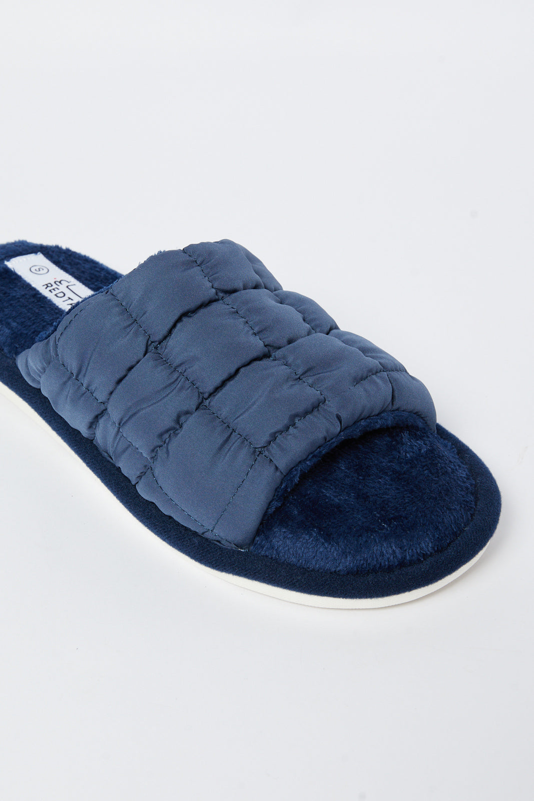 Redtag-Teal-Quilted-Slipper-Category:Shoes,-Colour:Teal,-Deals:New-In,-Filter:Men's-Footwear,-Men-Slippers,-N/A,-New-In-Men-FOO,-Non-Sale,-S23A,-Section:Men-Men's-