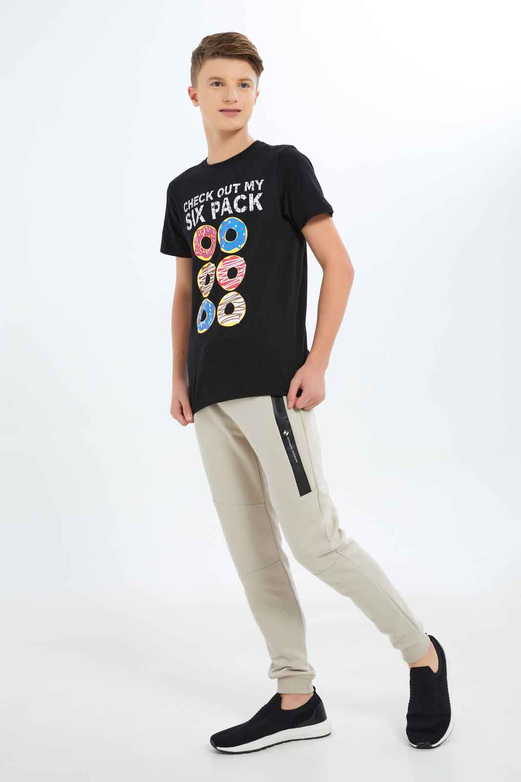 Redtag-Boys-Beige-Heat-Seal-Zip-Active-Pants-BSR-Joggers,-Category:Joggers,-Colour:Beige,-Deals:New-In,-Dept:Boys,-Filter:Senior-Boys-(8-to-14-Yrs),-New-In-BSR-APL,-Non-Sale,-S23C,-Section:Boys-(0-to-14Yrs)-Senior-Boys-9 to 14 Years