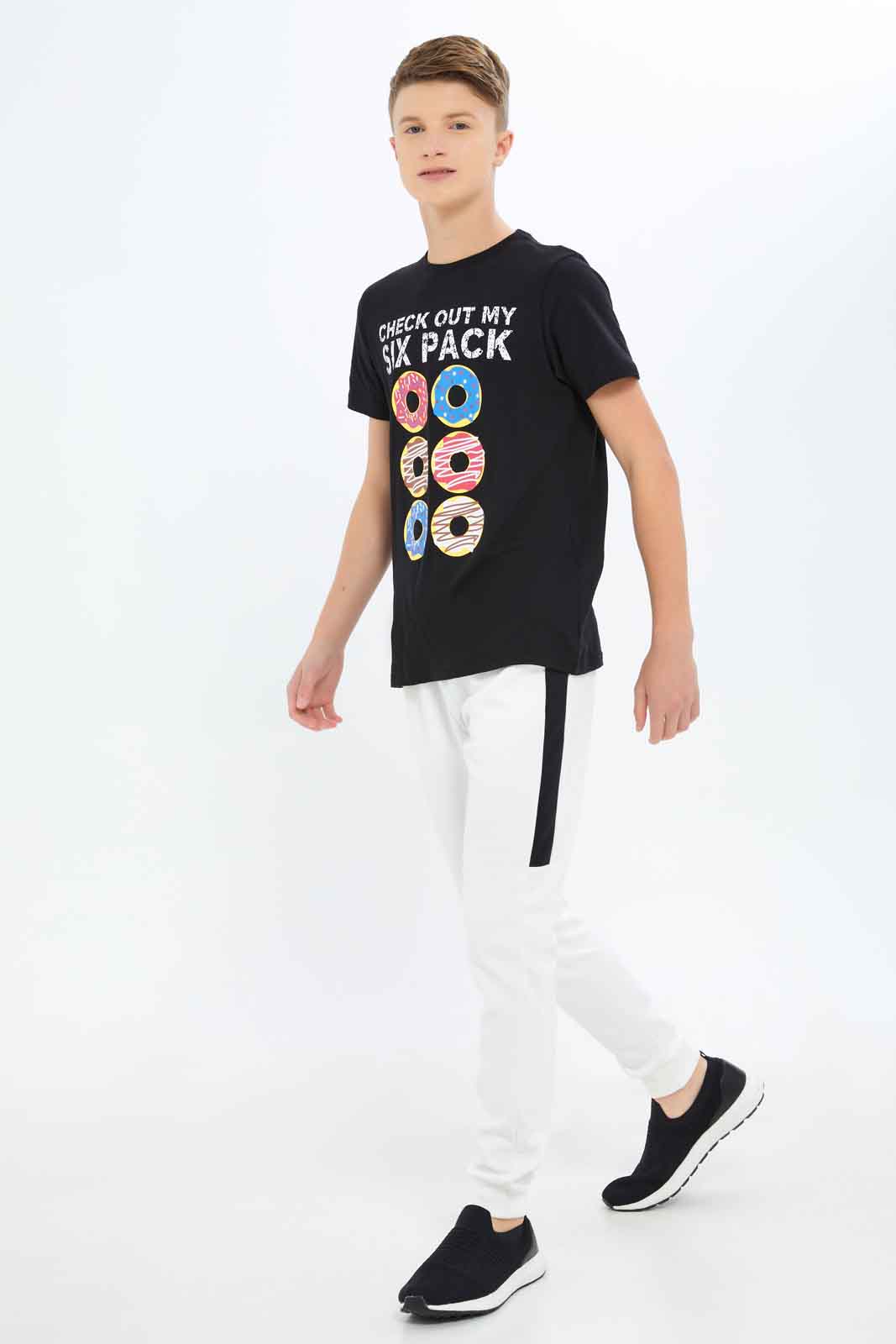 Redtag-Boys-White-Biker-Knee-Active-Pants-BSR-Joggers,-Category:Joggers,-Colour:White,-Deals:New-In,-Dept:Boys,-Filter:Senior-Boys-(8-to-14-Yrs),-New-In-BSR-APL,-Non-Sale,-S23C,-Section:Boys-(0-to-14Yrs)-Senior-Boys-9 to 14 Years