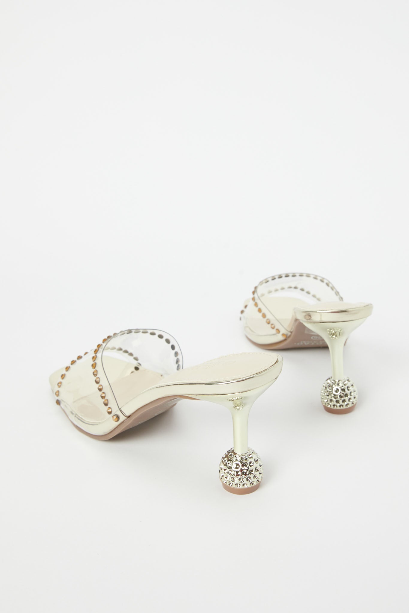 Redtag-Gold-Vinyl-Mule-Category:Shoes,-Colour:Gold,-Deals:New-In,-Filter:Women's-Footwear,-H1:FOO,-H2:LAD,-H3:SAF,-H4:SAN,-Heels,-LEC-Sandals,-New-In-Women-FOO,-Non-Sale,-Promo:,-RMD,-S23B,-Season:S23B,-Section:Women-Women's-