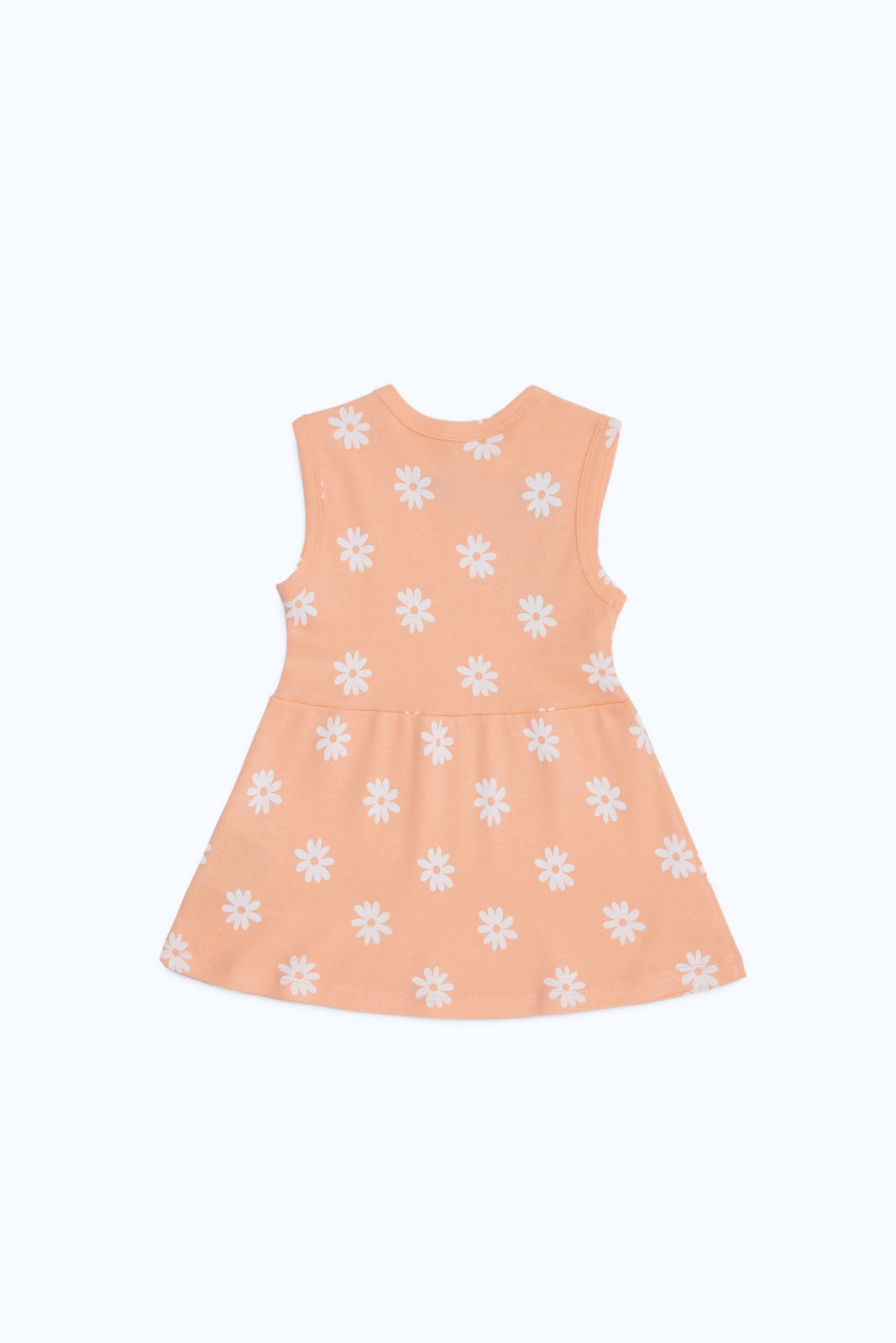 Redtag-Girls-Cantaloupe-Floral-Aop-Sleeveless-A-Line-Entery-Dress-Category:Dresses,-Colour:White,-Deals:New-In,-Dept:New-Born,-Filter:Baby-(0-to-12-Mths),-H1:KWR,-H2:NBF,-H3:DRS,-H4:CAD,-NBG-Dresses,-New-In-NBG-APL,-Non-Sale,-PPE,-S23C,-Season:S23C,-Section:Boys-(0-to-14Yrs)-Baby-0 to 12 Months