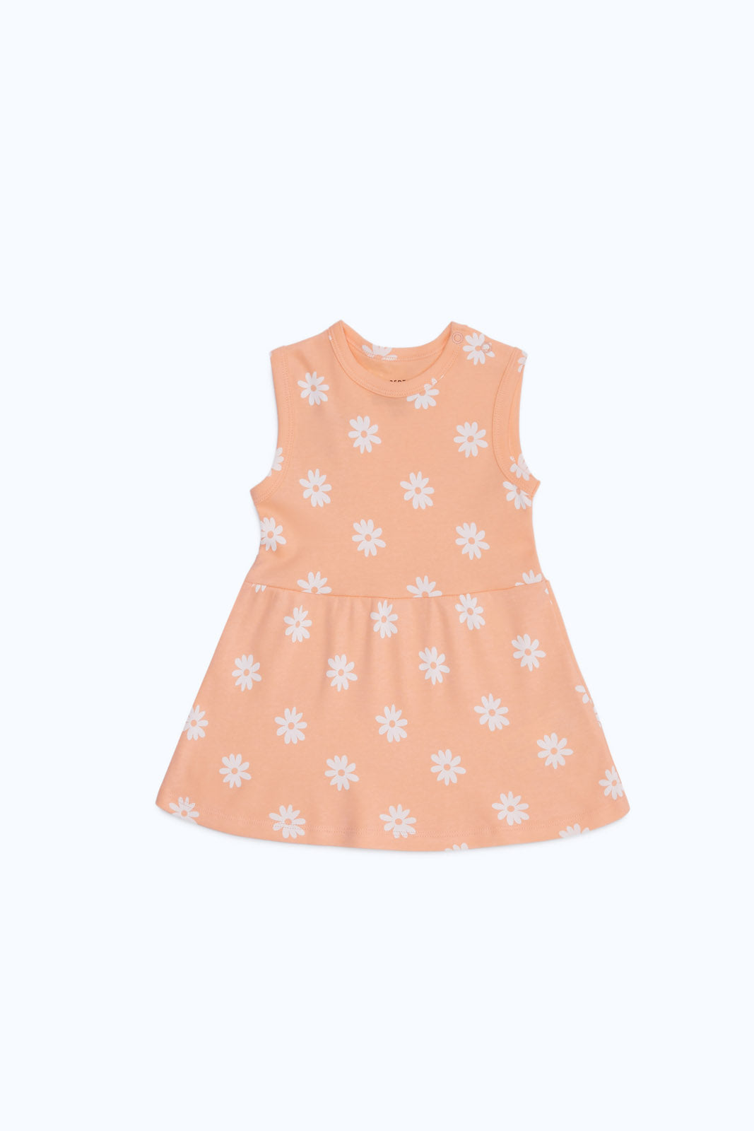 Redtag-Girls-Cantaloupe-Floral-Aop-Sleeveless-A-Line-Entery-Dress-Category:Dresses,-Colour:White,-Deals:New-In,-Dept:New-Born,-Filter:Baby-(0-to-12-Mths),-H1:KWR,-H2:NBF,-H3:DRS,-H4:CAD,-NBG-Dresses,-New-In-NBG-APL,-Non-Sale,-PPE,-S23C,-Season:S23C,-Section:Boys-(0-to-14Yrs)-Baby-0 to 12 Months