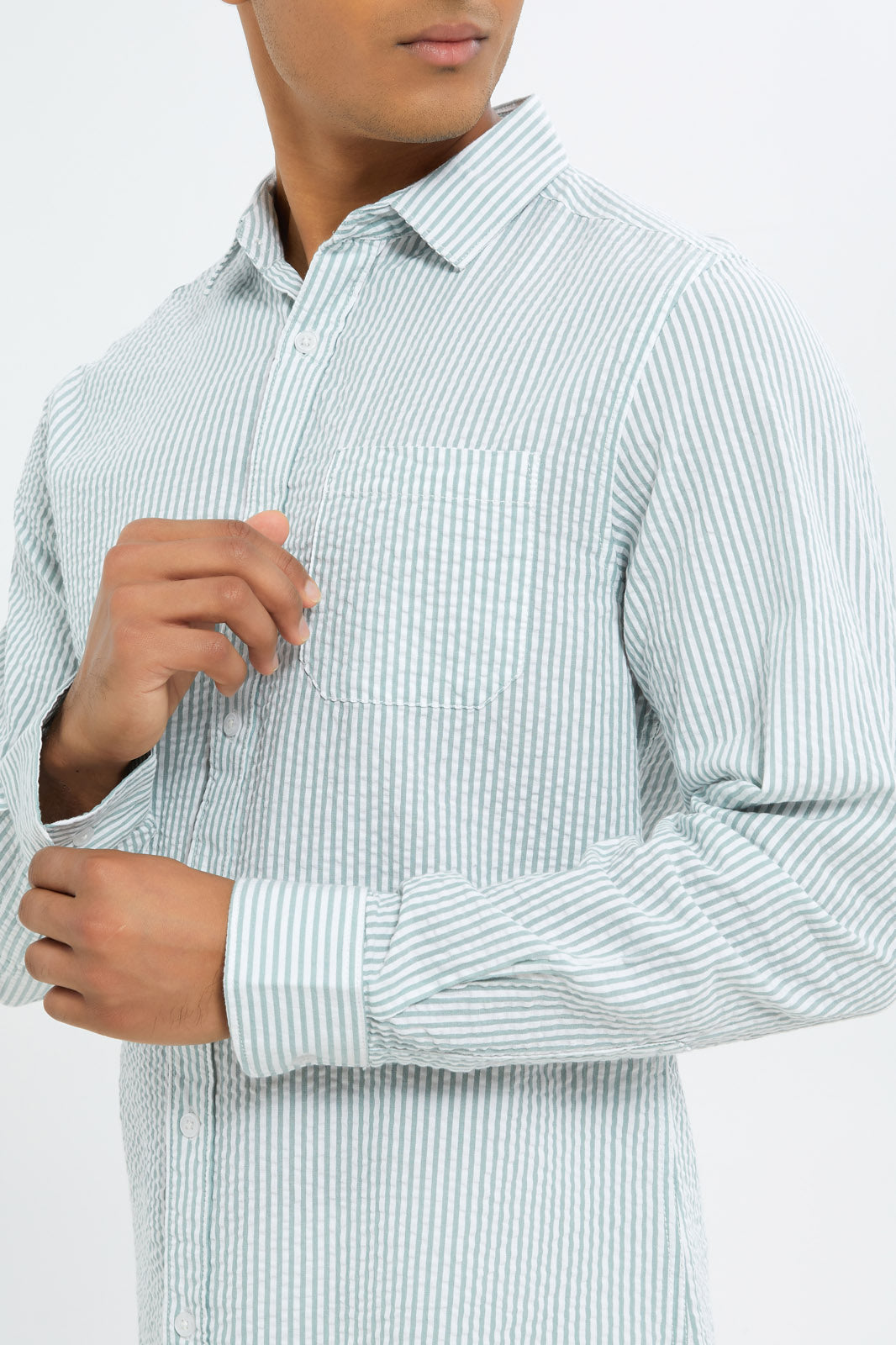Redtag-Men-Navy-Seer-Sucker-Shirt-Category:Shirts,-Colour:Navy,-Deals:New-In,-Dept:Menswear,-Filter:Men's-Clothing,-H1:MWR,-H2:GEN,-H3:SHI,-H4:CSH,-Men-Shirts,-New-In-Men-APL,-Non-Sale,-RMD,-S23C,-Season:S23C,-Section:Men-Men's-