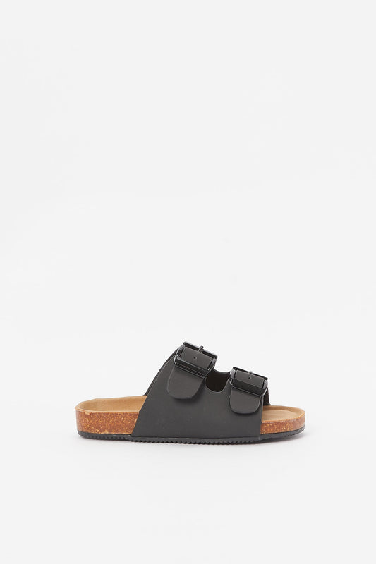 Redtag-Black-Cork-Sandal-BOY-Sandals,-Category:Shoes,-Colour:Black,-Deals:New-In,-Filter:Boys-Footwear-(3-to-5-Yrs),-H1:FOO,-H2:BOY,-H3:SAF,-H4:SAN,-N/A,-New-In-BOY-FOO,-Non-Sale,-S23B,-Season:S23B,-Section:Boys-(0-to-14Yrs)-Boys-3 to 5 Years