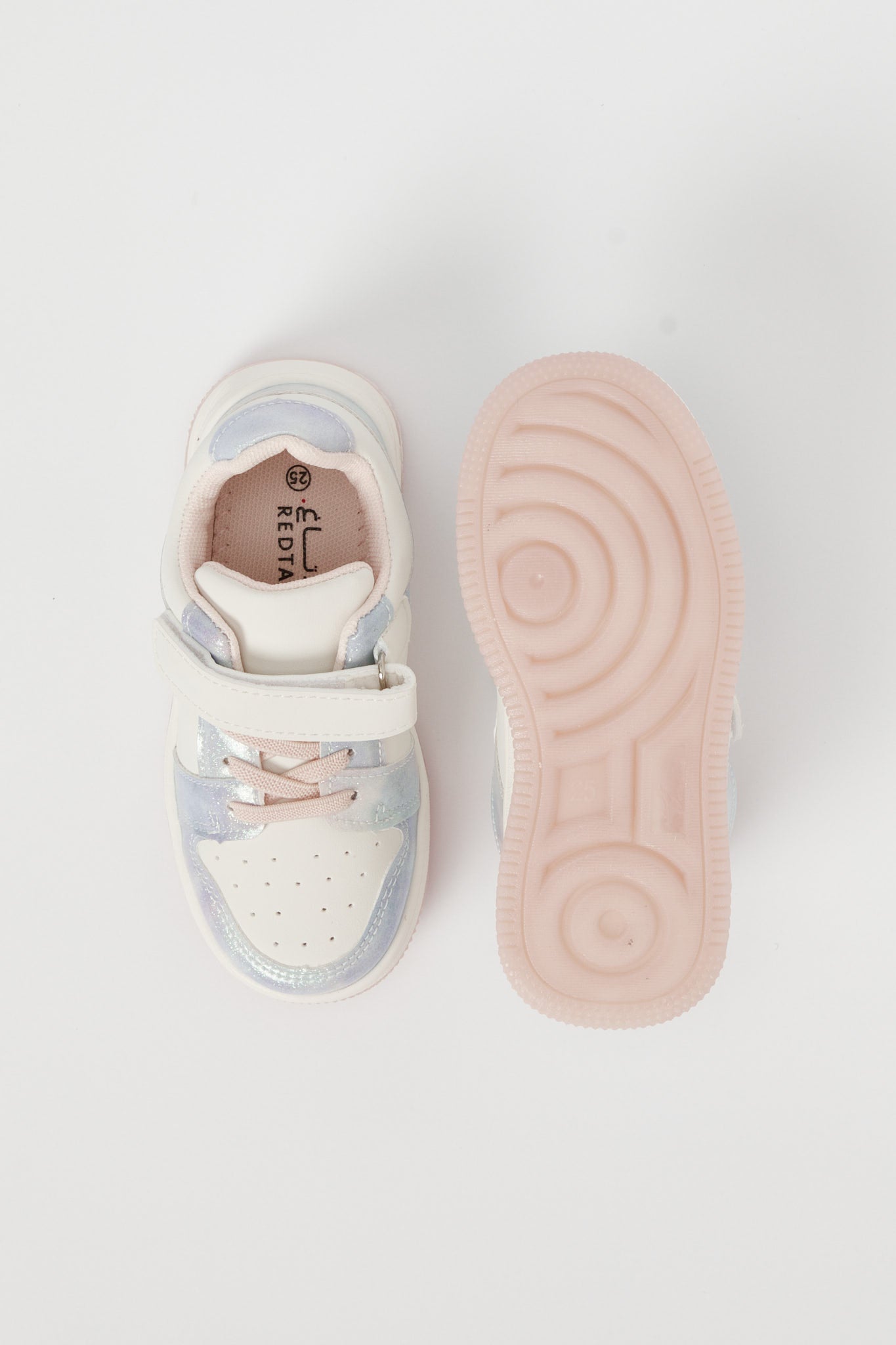 Redtag-White-Velcro-Sneaker-Category:Shoes,-Colour:White,-Deals:New-In,-Filter:Girls-Footwear-(3-to-5-Yrs),-GIR-Trainers,-H1:FOO,-H2:GIR,-H3:TRN,-H4:CLT,-N/A,-New-In-GIR-FOO,-Non-Sale,-S23B,-Season:S23B,-Section:Girls-(0-to-14Yrs)-Girls-3 to 5 Years